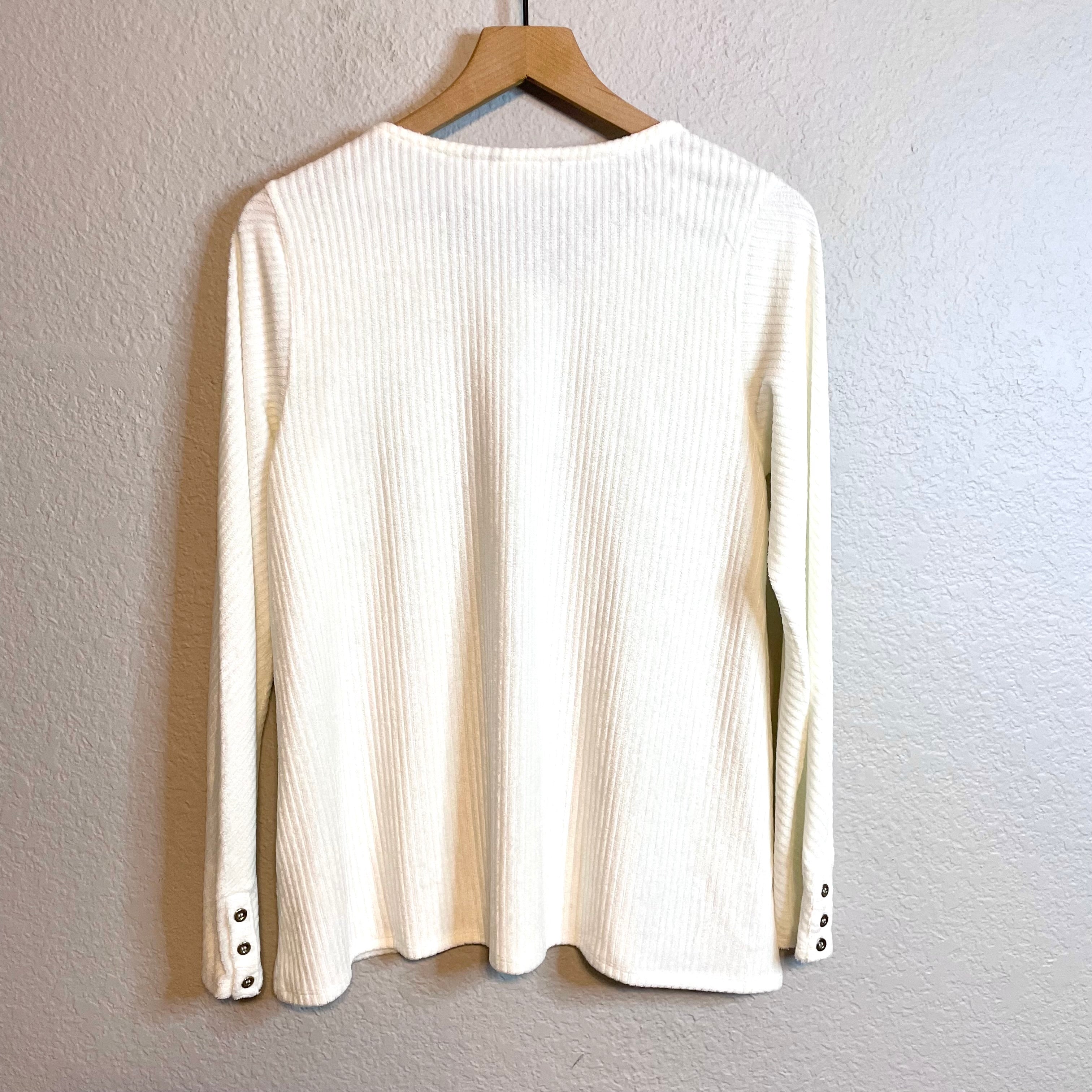 Ribbed Fleece Sweater