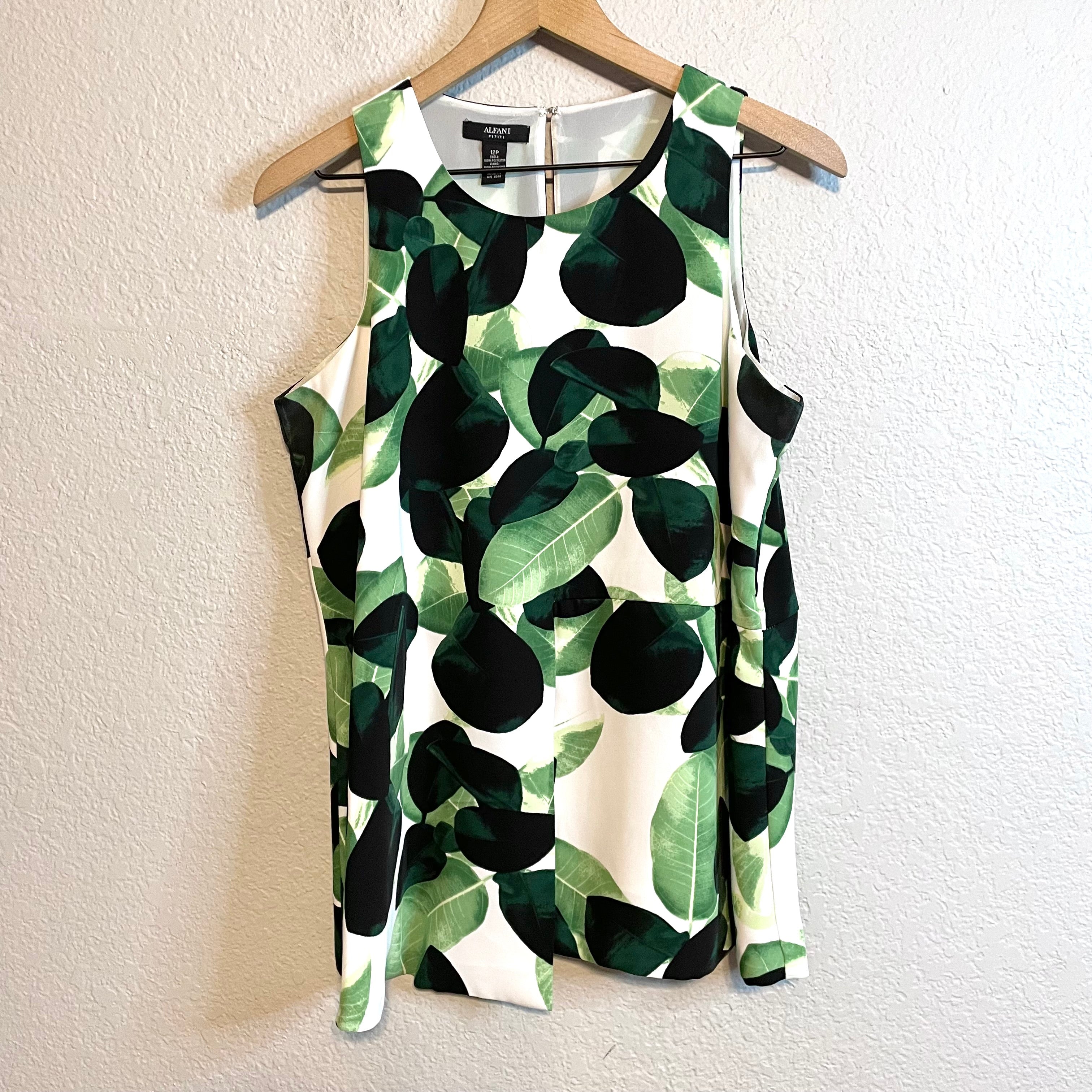 Leaf Print Blouse