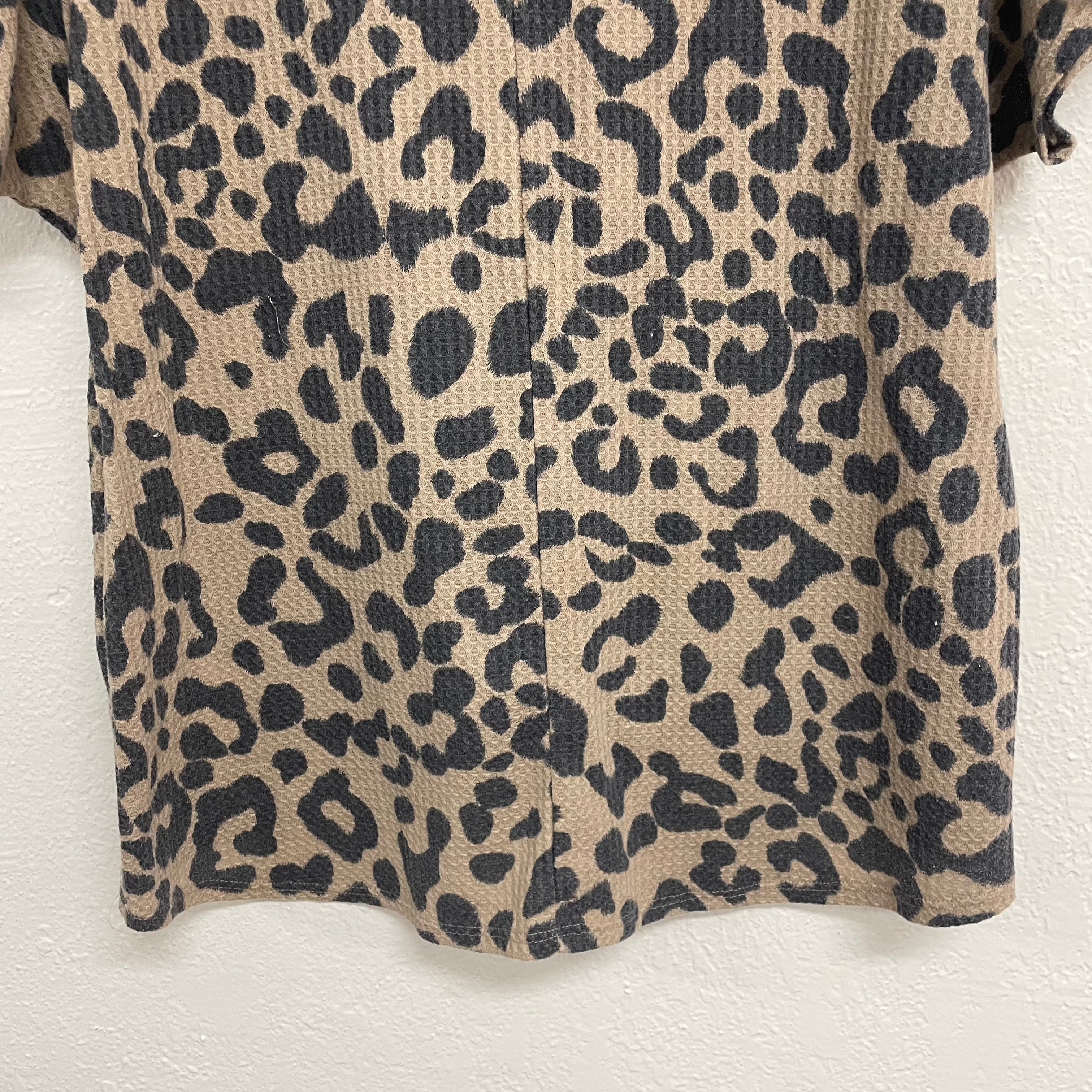 Leopard Knotty Top