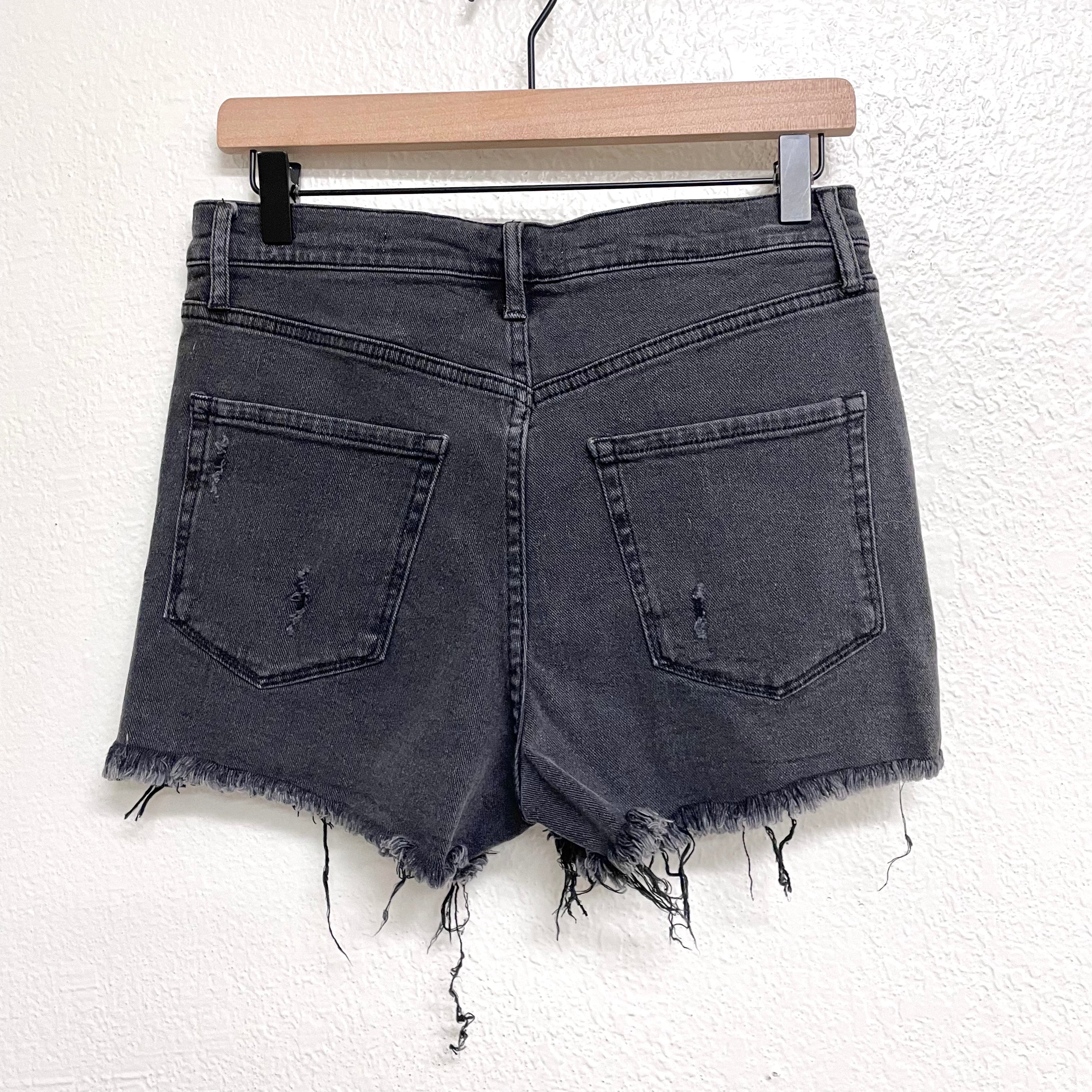 Distressed Jean Shorts