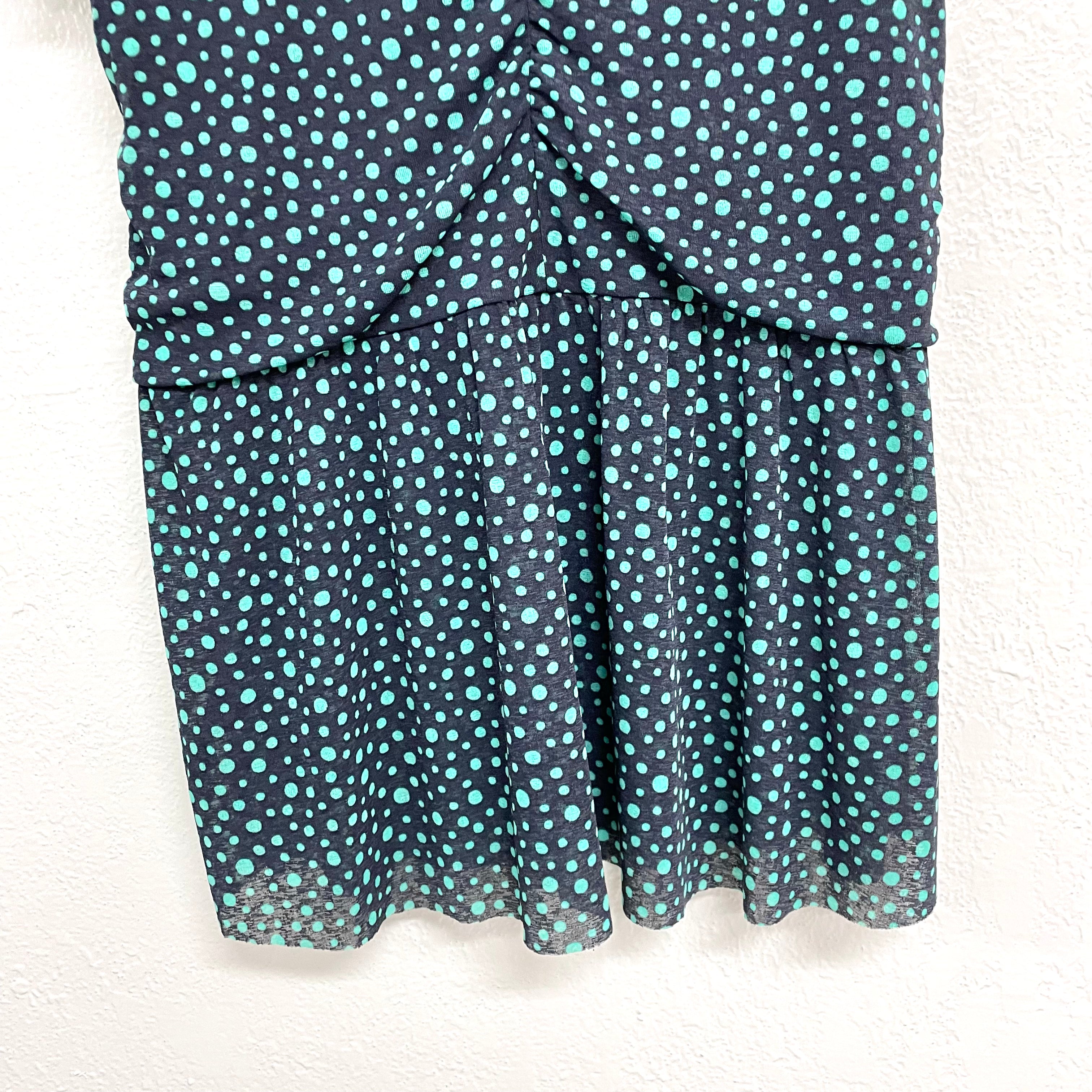 Polka Dot Peplum Top