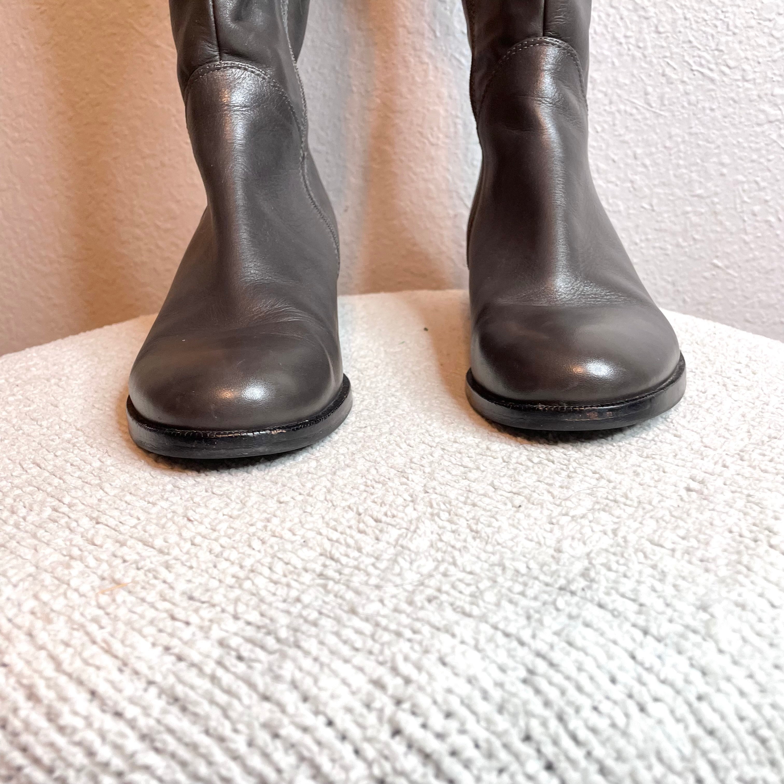 Over the Knee Leather Boots