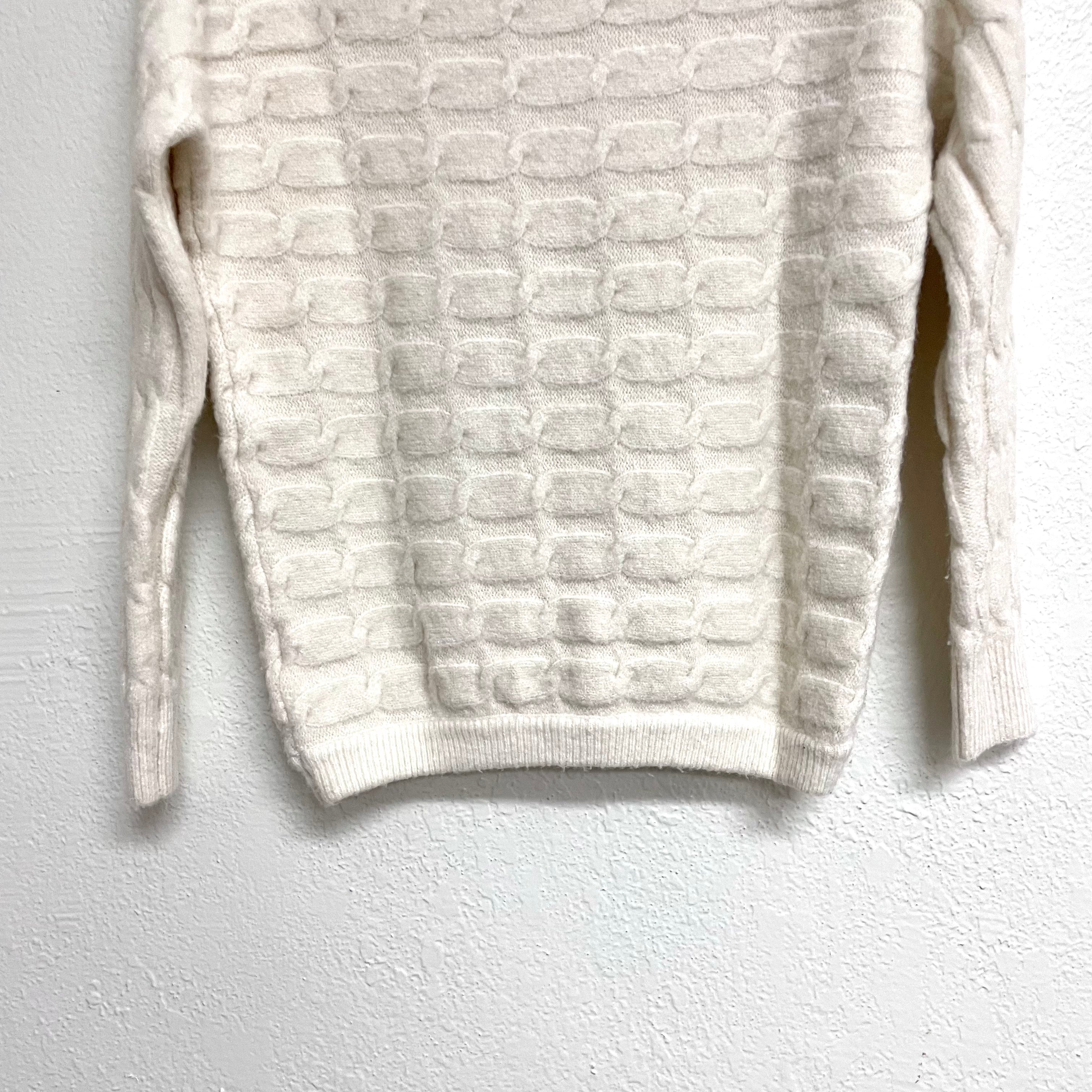 Cable Knit Wide Neck Sweater