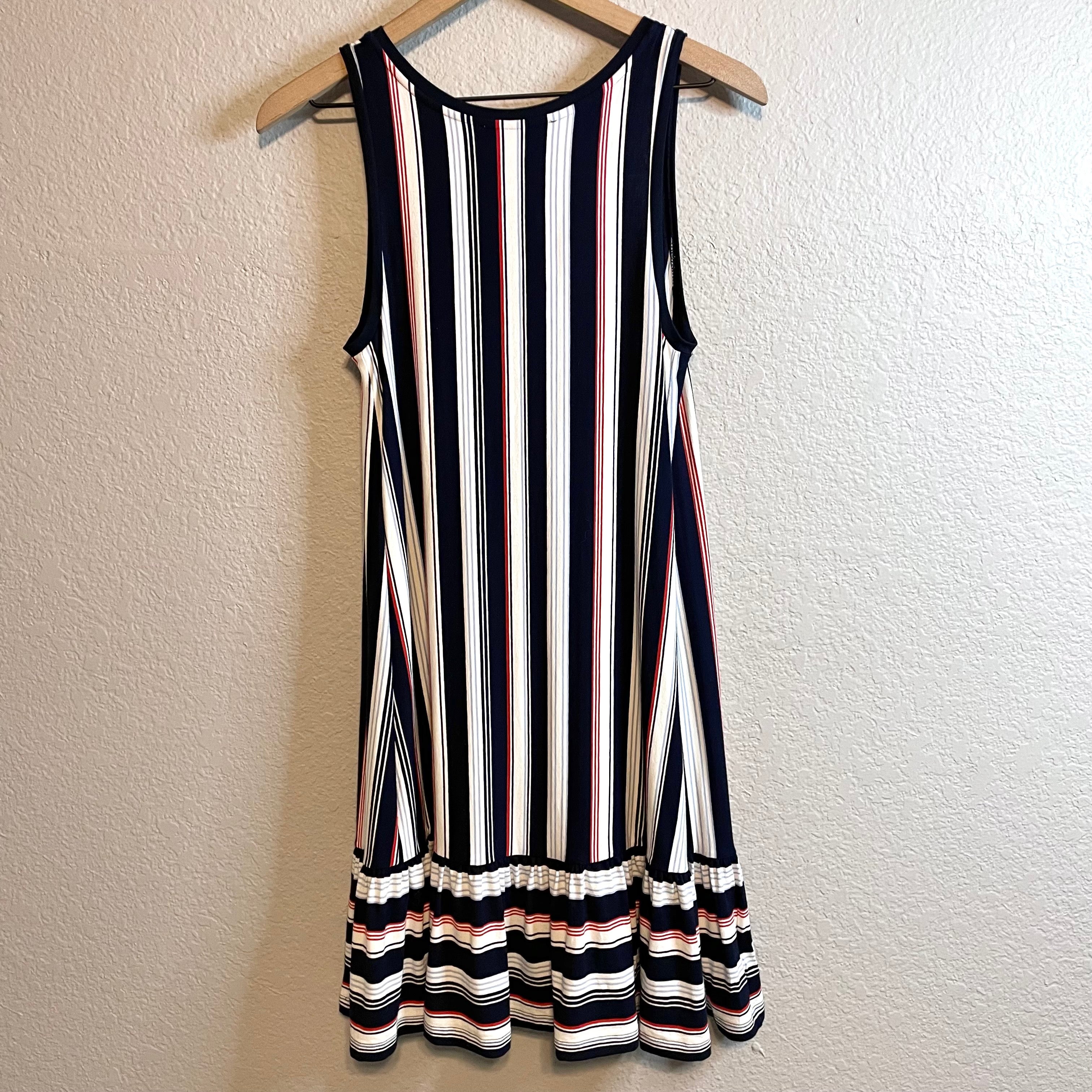 Sleeveless Striped Dress