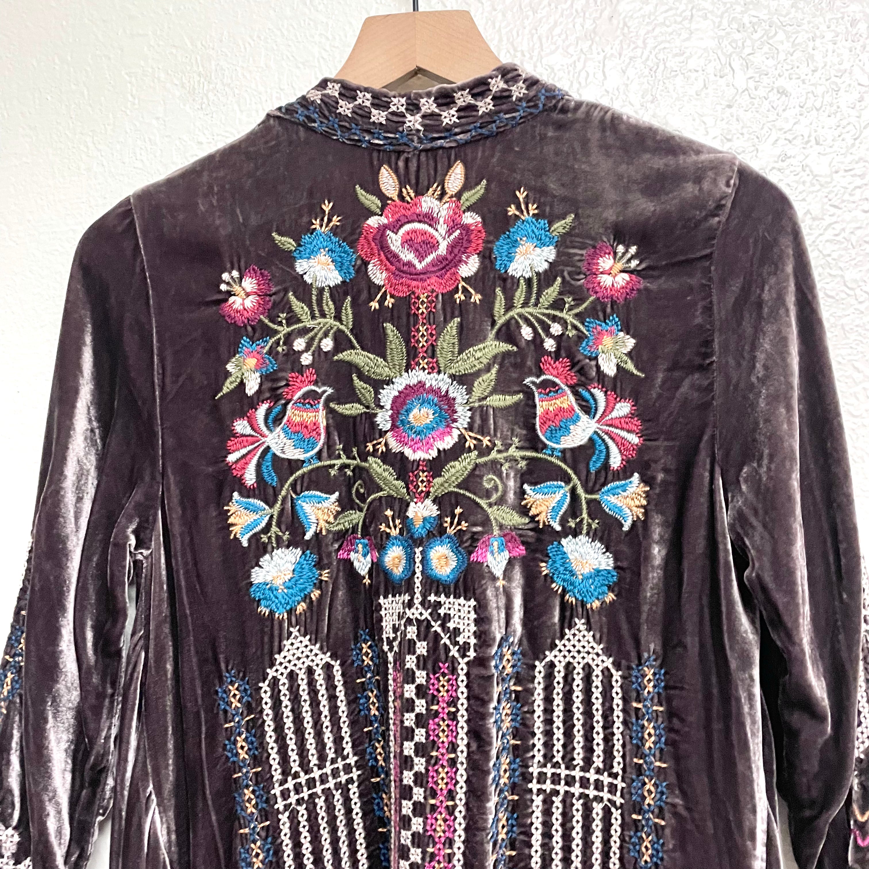 Embroidered Cardigan