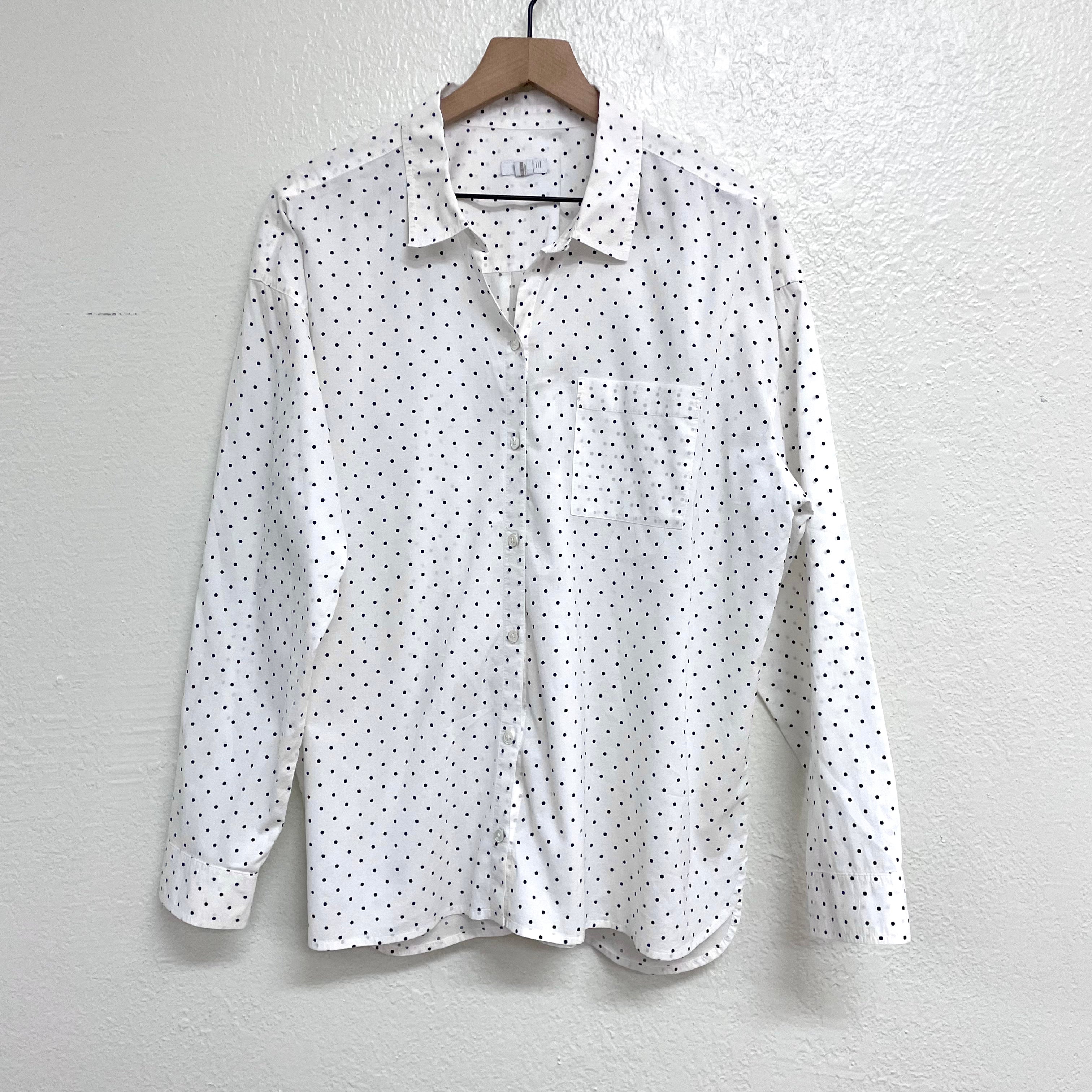 Polka Dot Button Up