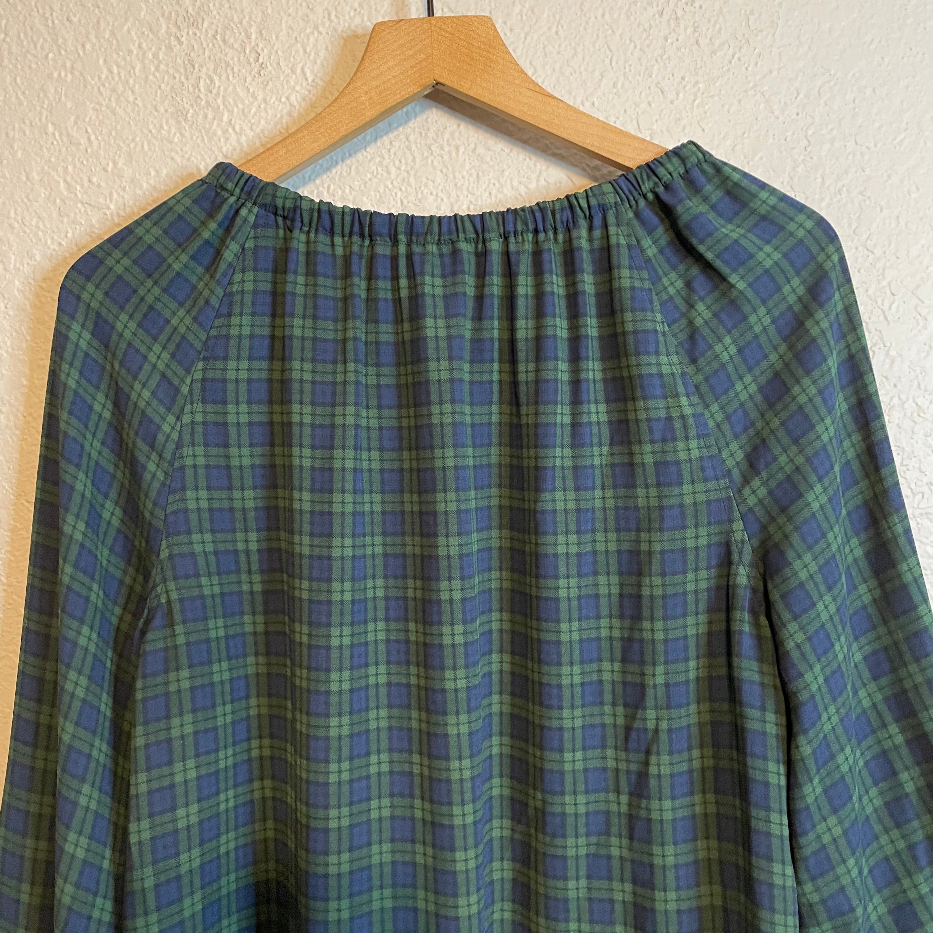 Tartan Plaid Blouse