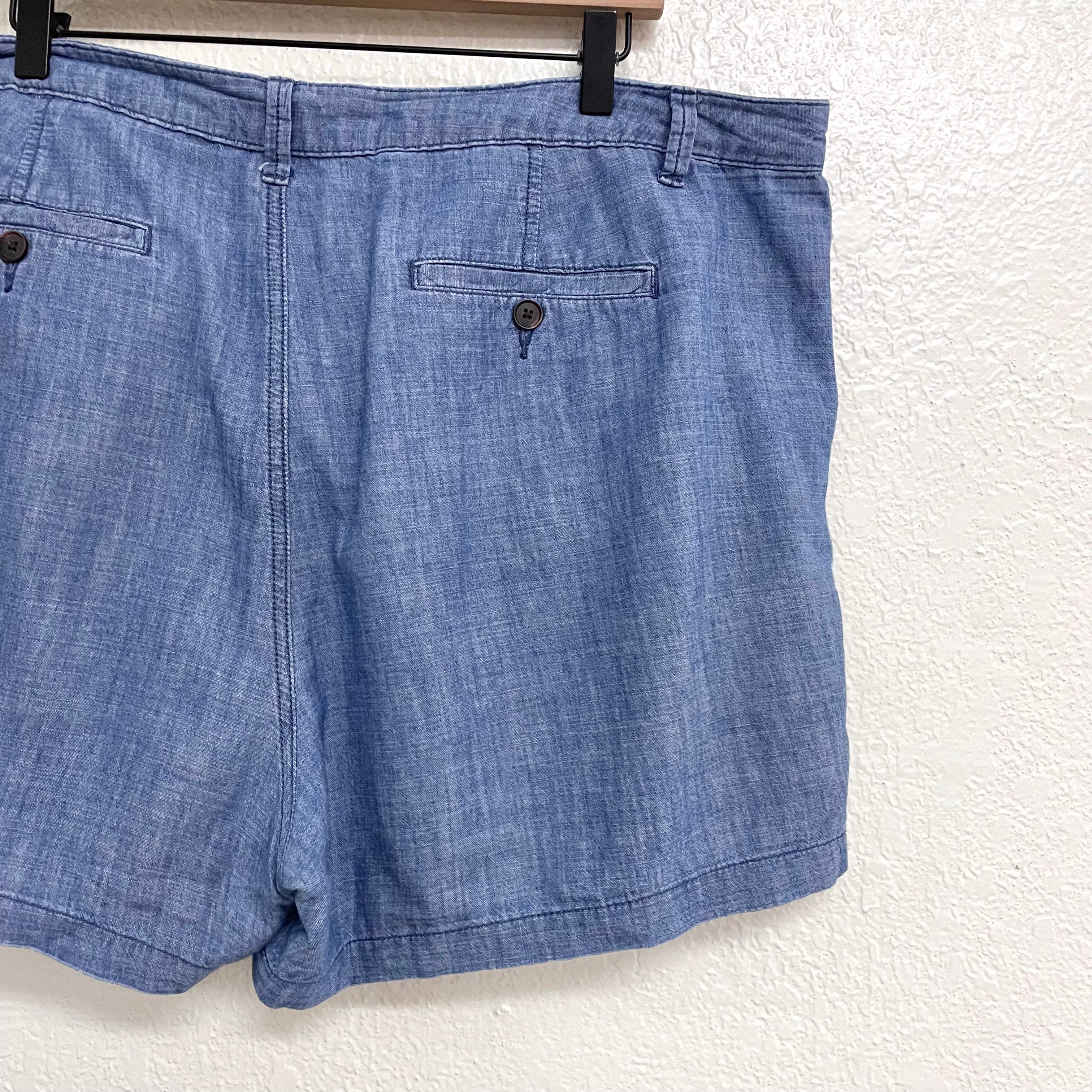 Chambray Shorts