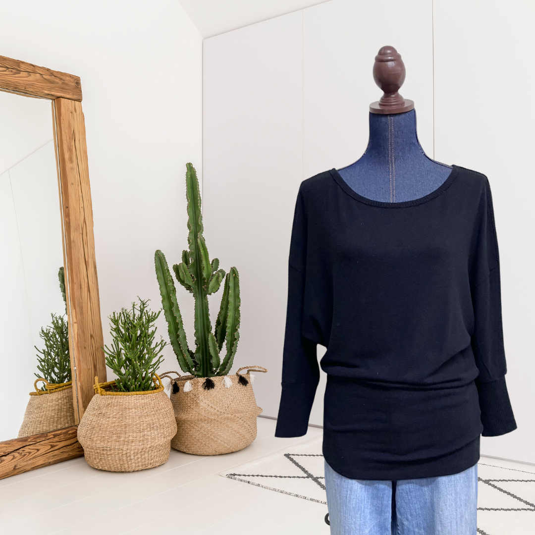 Slim Hip Tunic Sweater