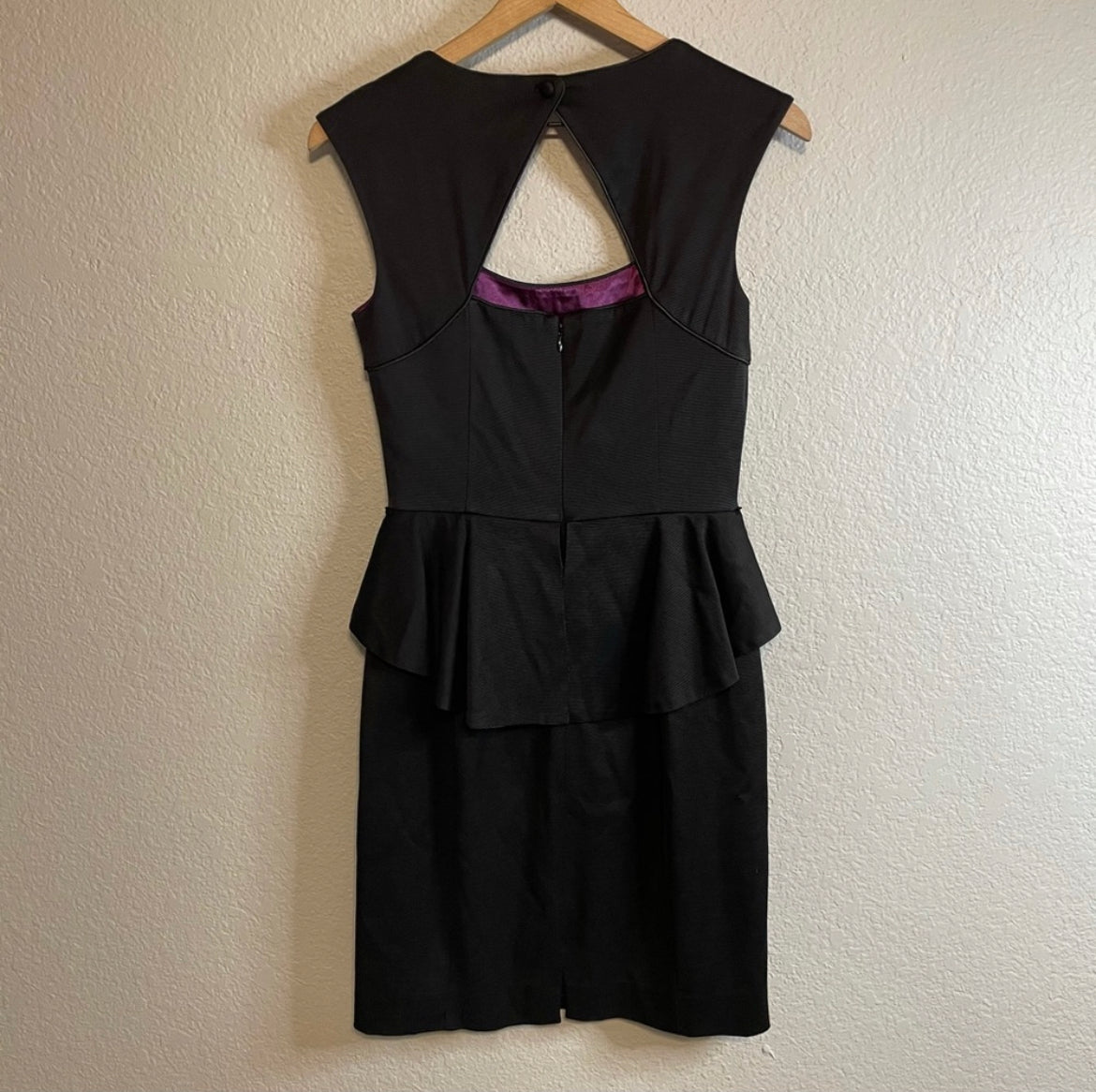 Ribbed Peplum Dress