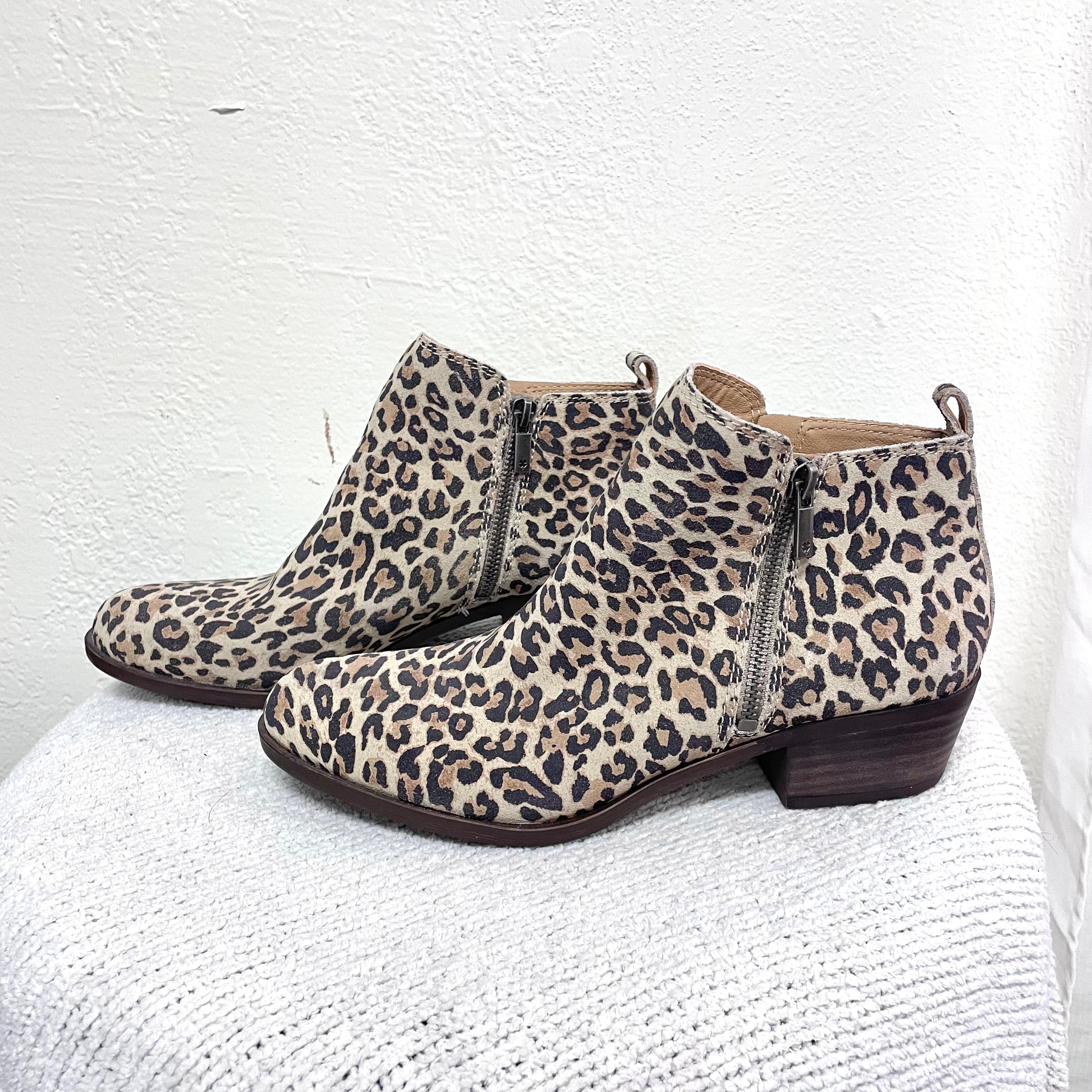 Leopard Print Booties