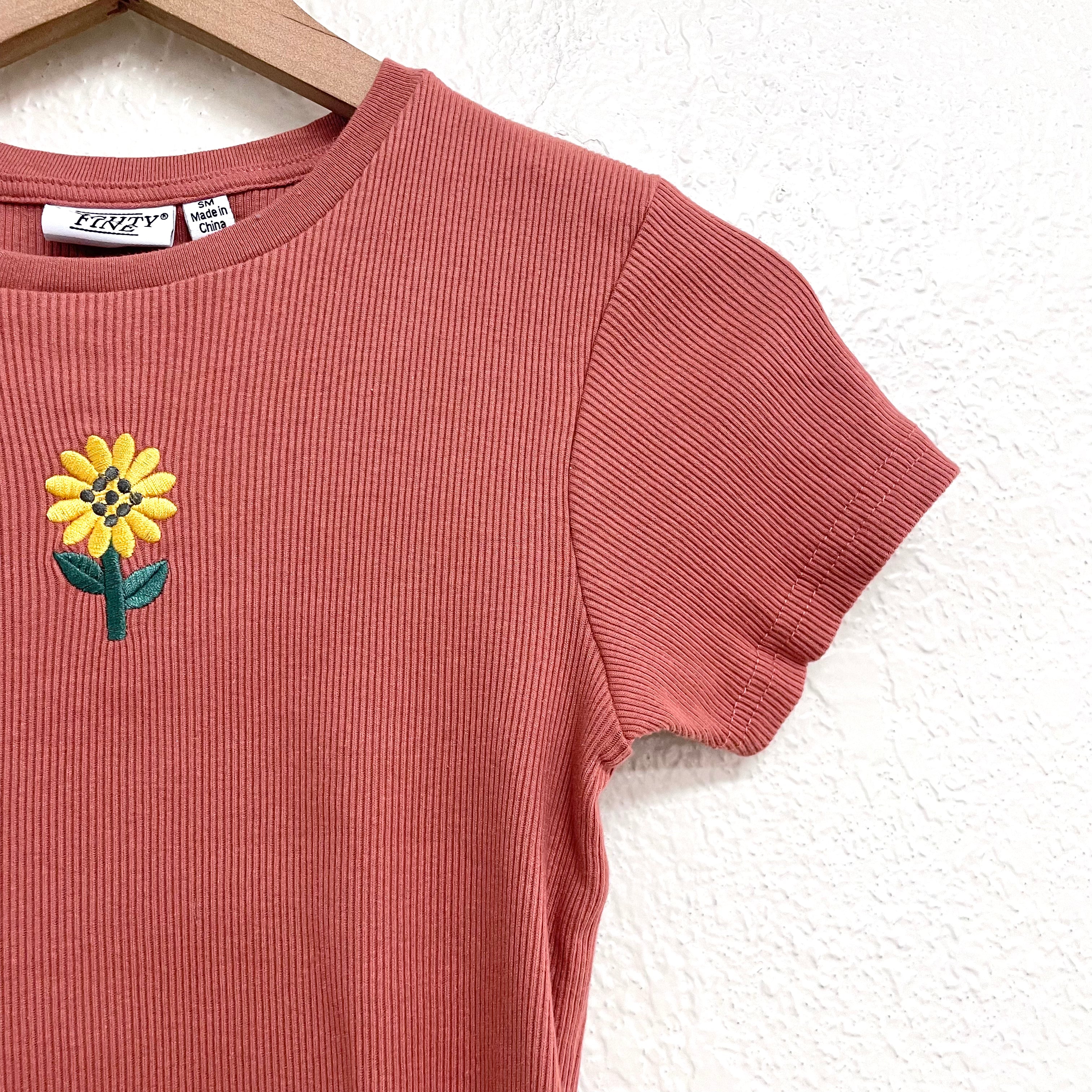 Sunflower Crop Top