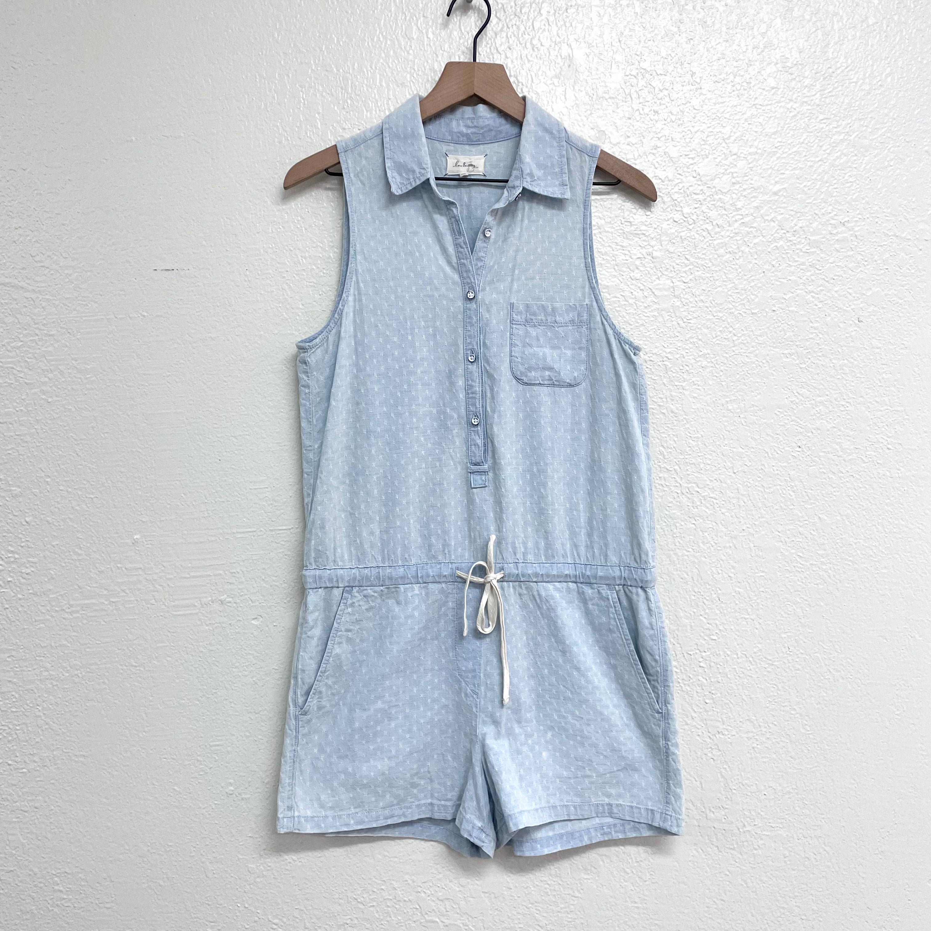 Chambray Romper