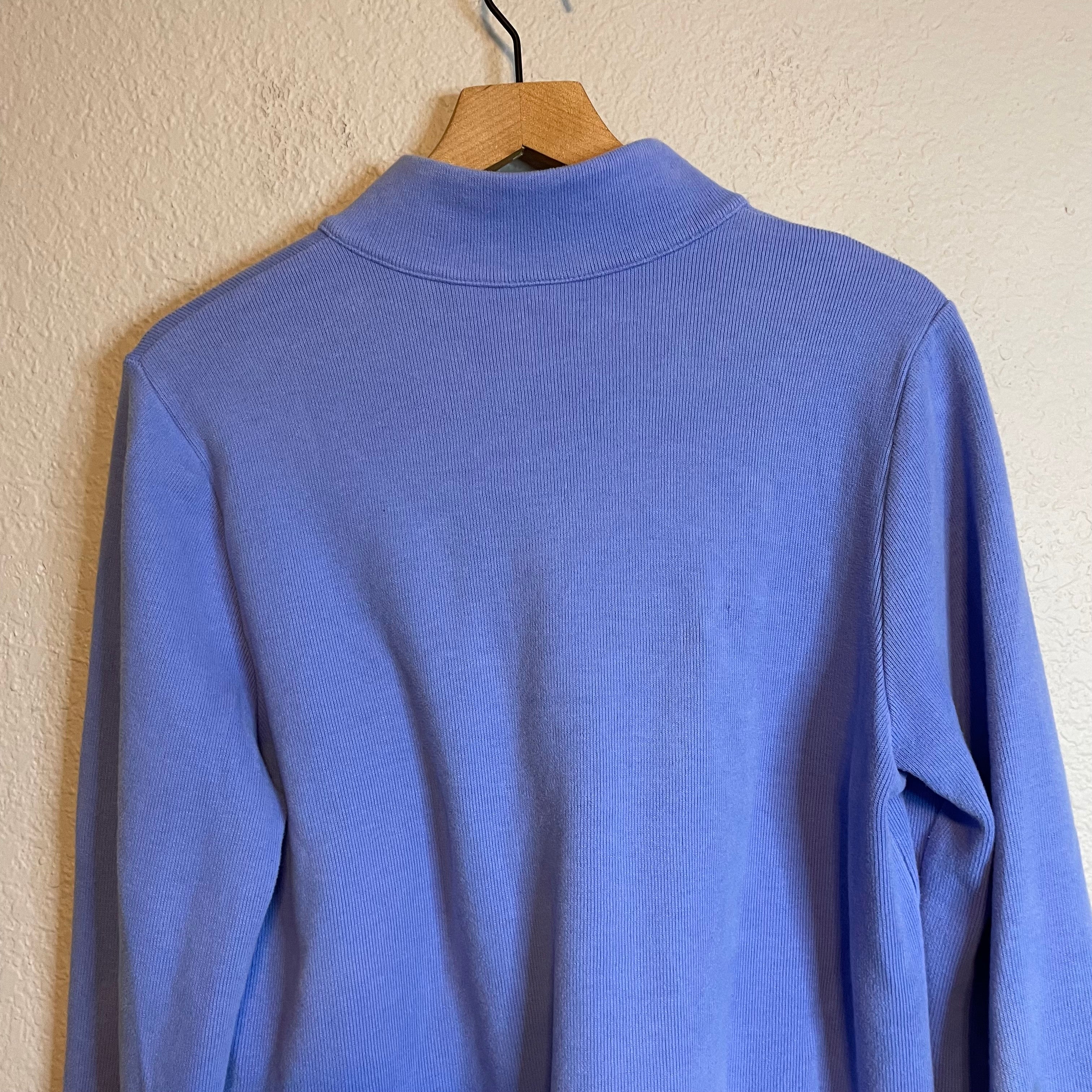 1/4 Zip Pullover Sweater