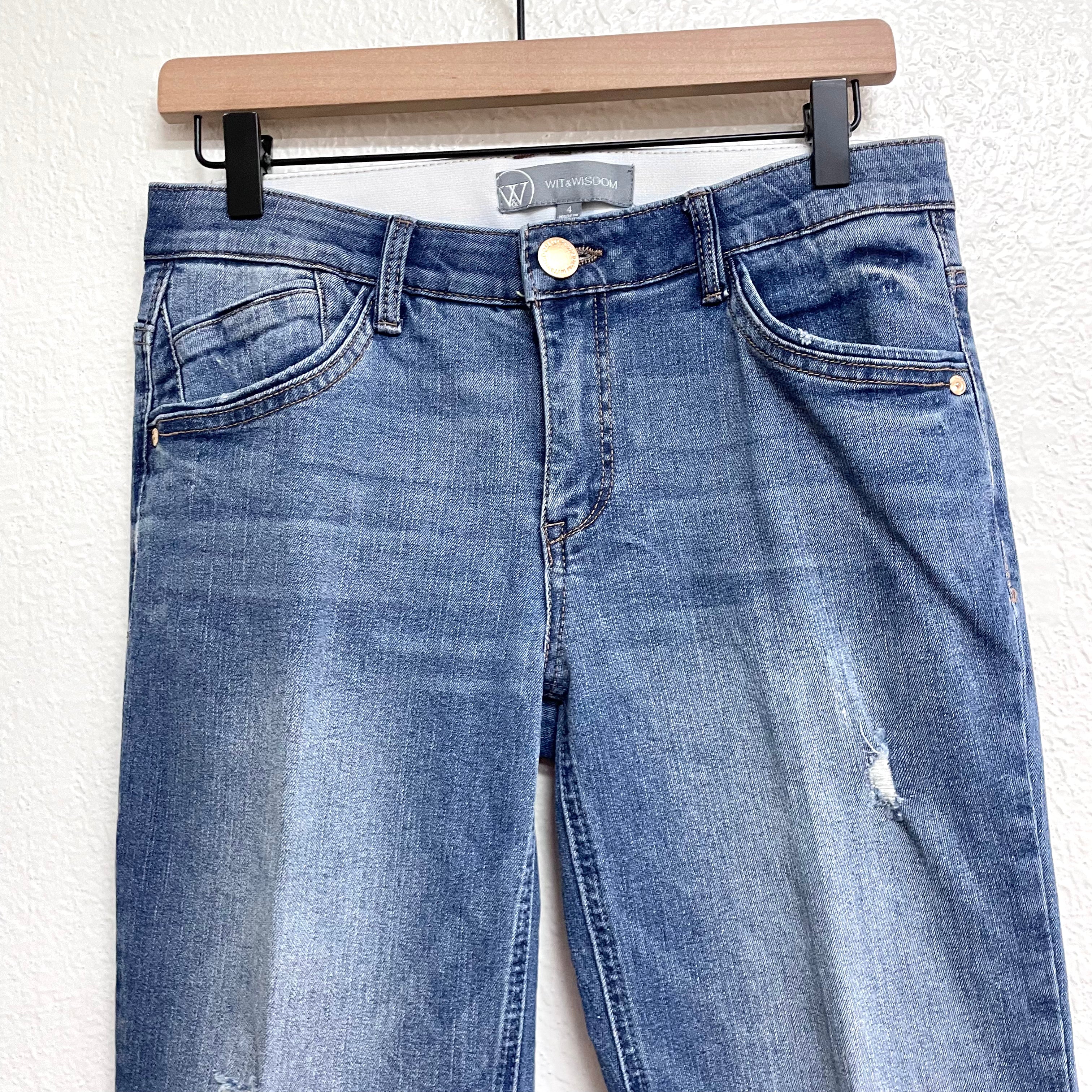 Distressed Slim Jeans