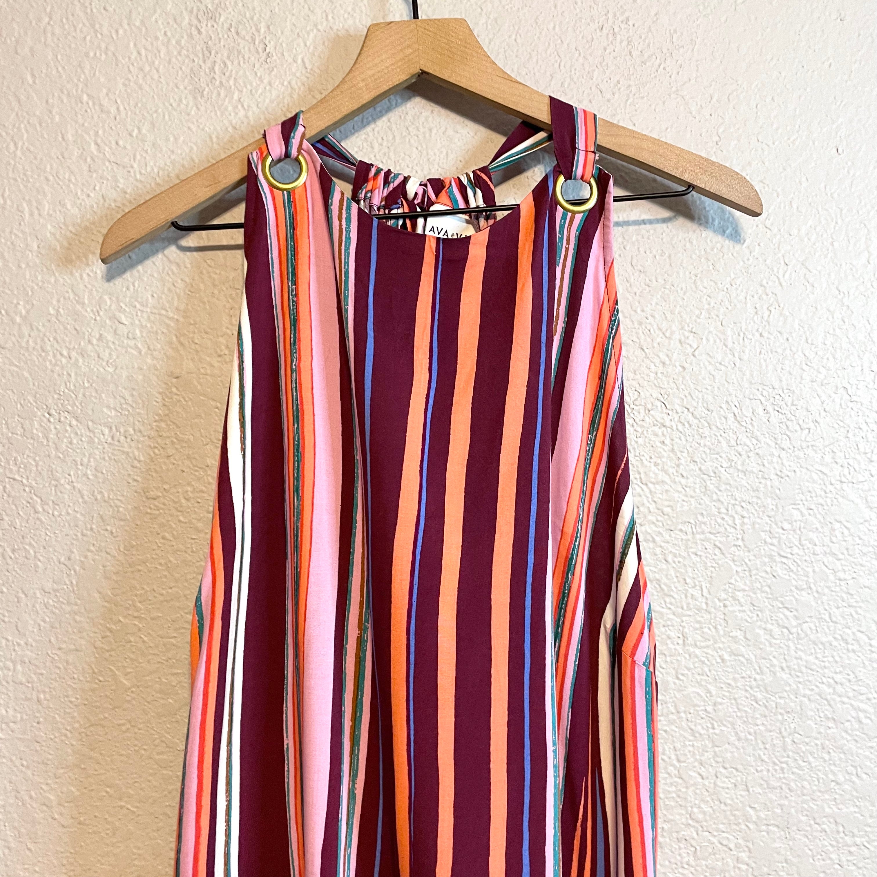 Striped Midi Dress