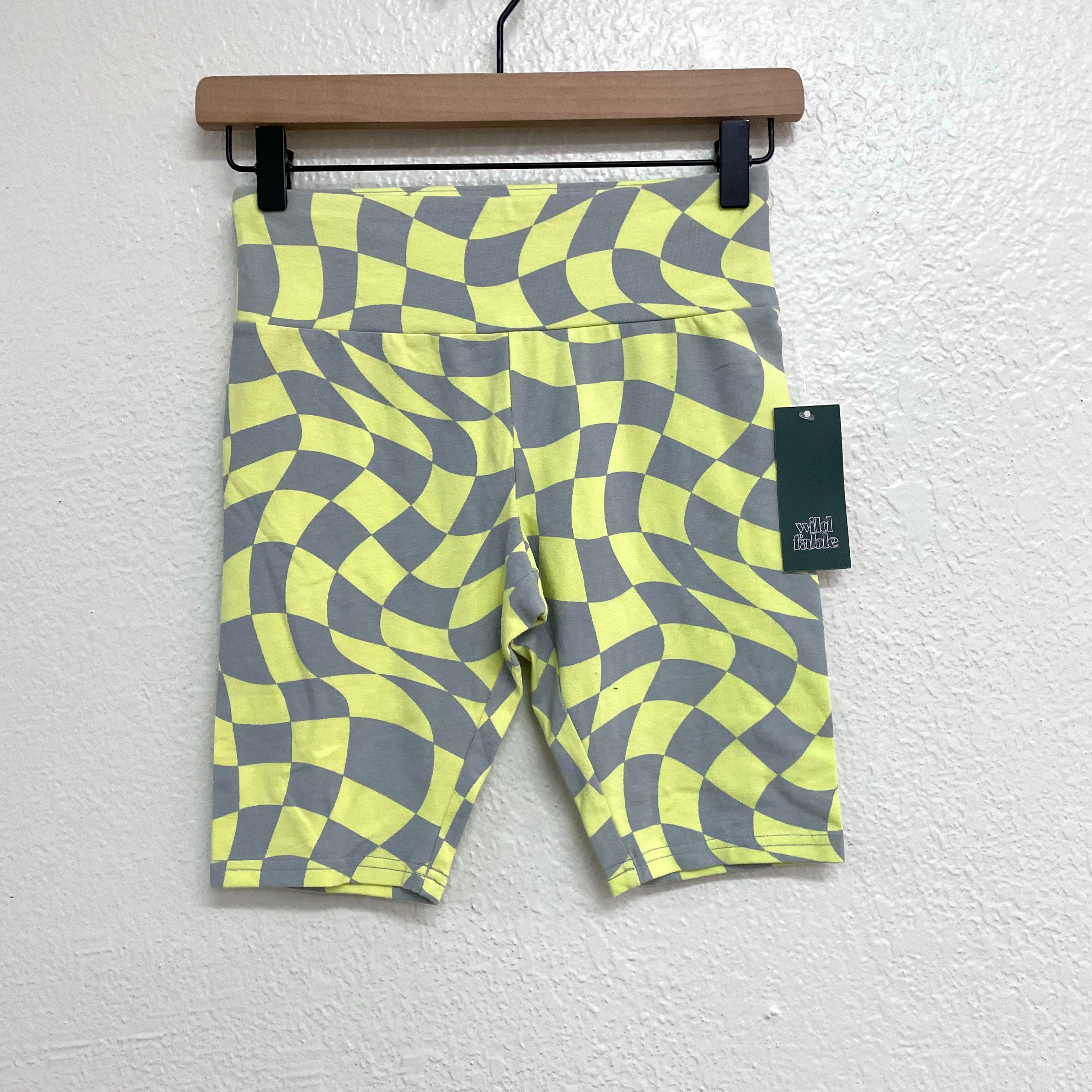 Checkered Bike Shorts