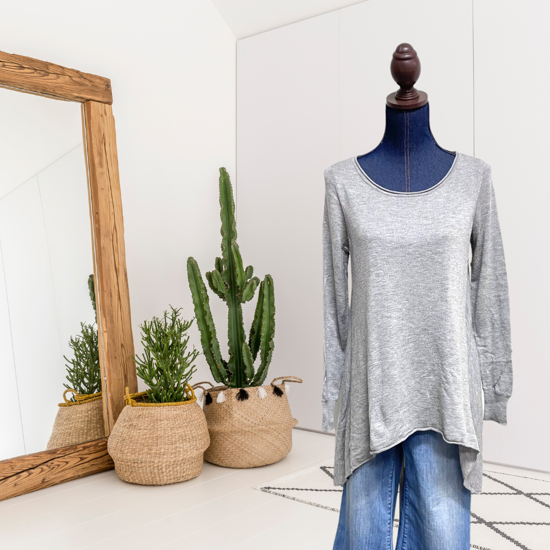 Asymmetrical Tunic Sweater