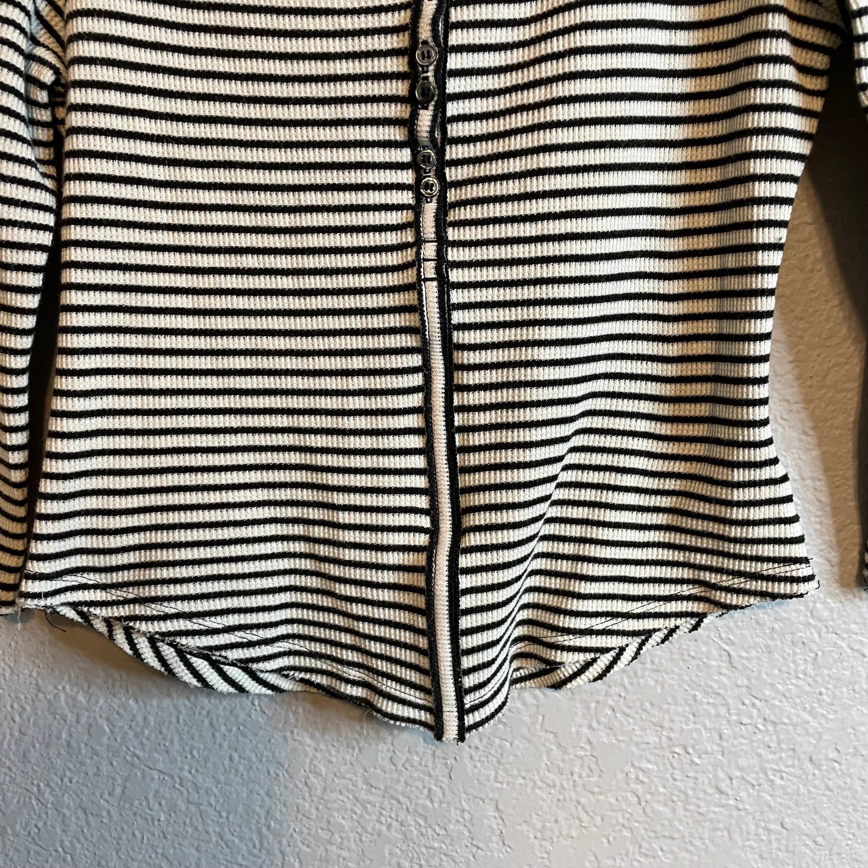 Cropped Striped Thermal