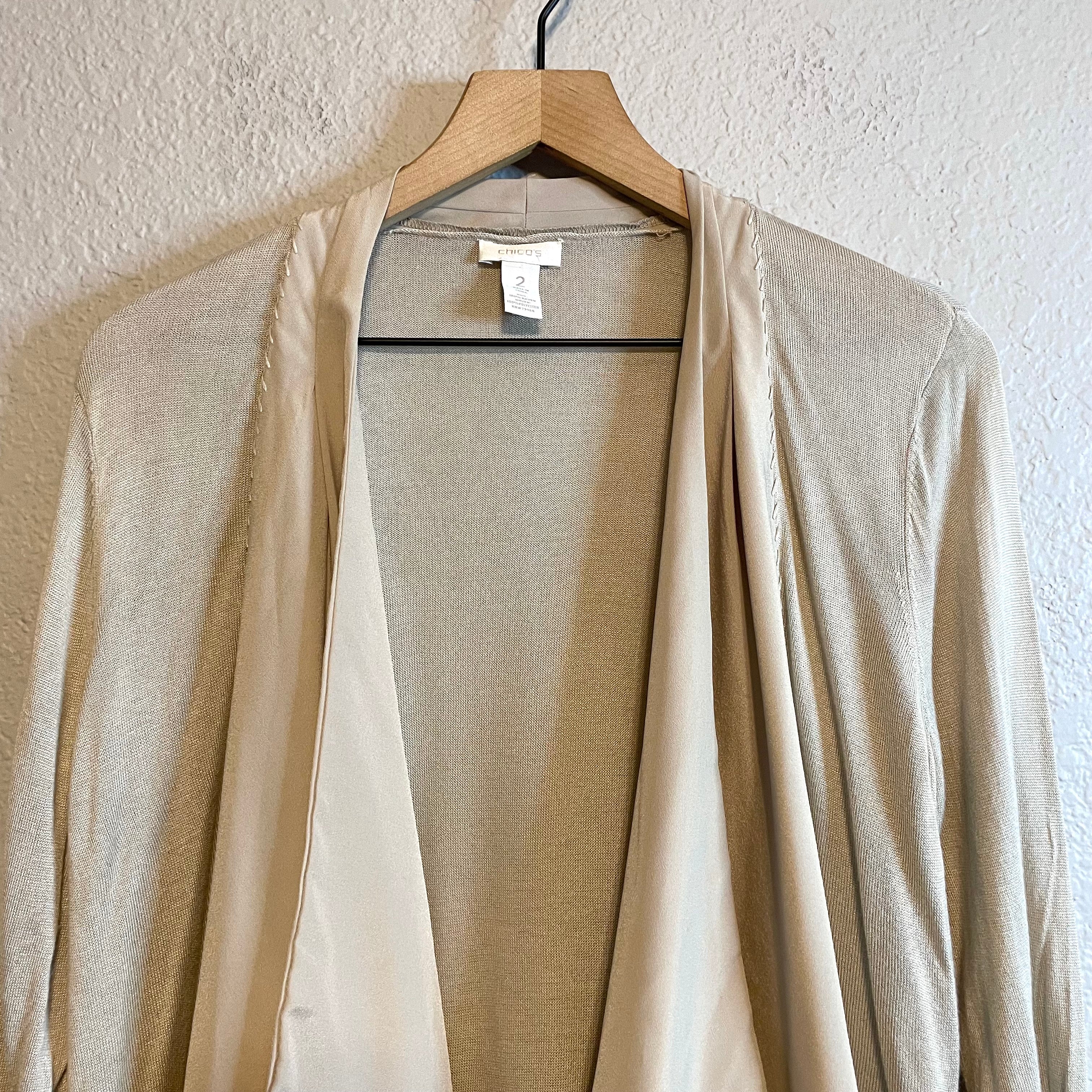 Draped Front Cardigan