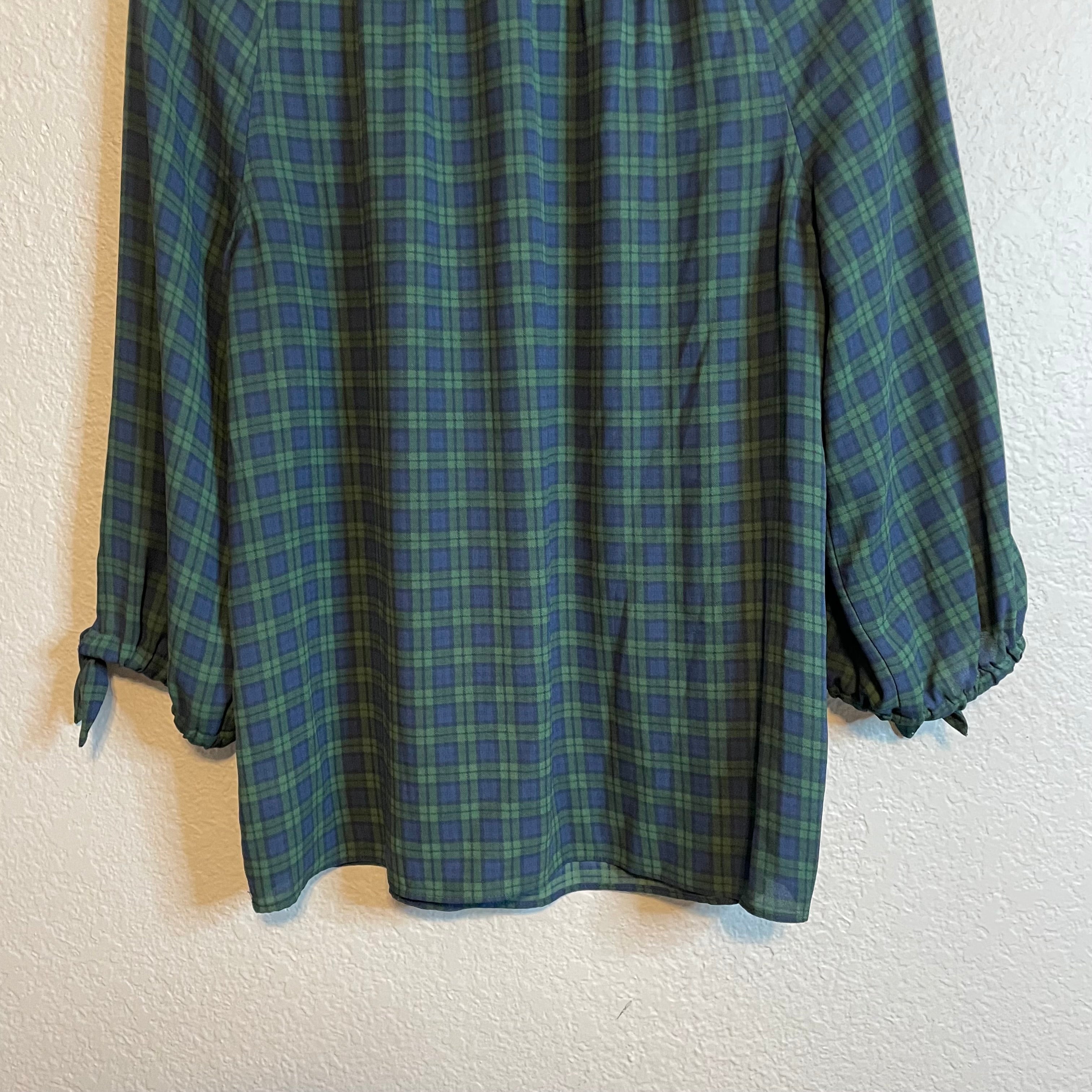 Tartan Plaid Blouse