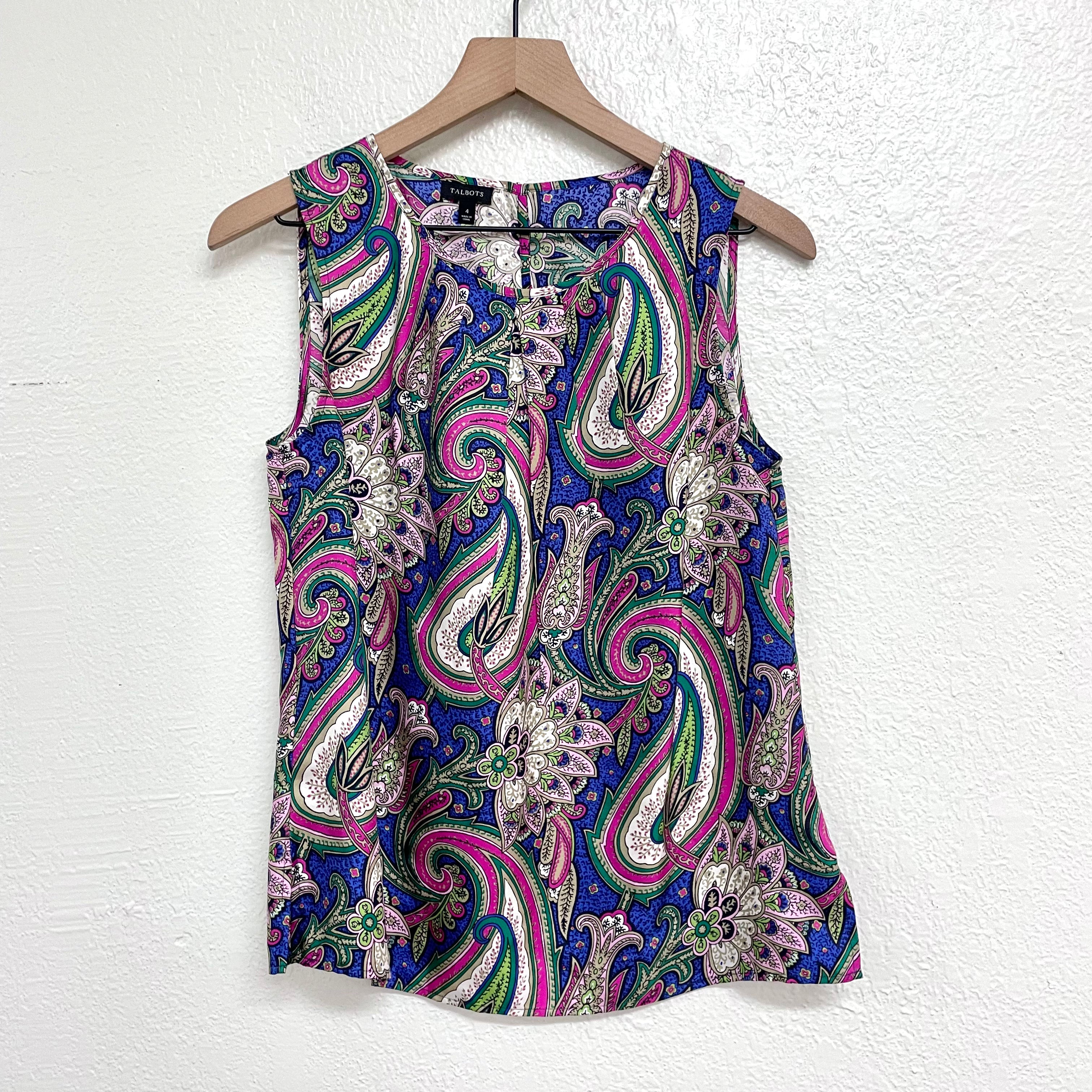 Paisley Silk Blouse