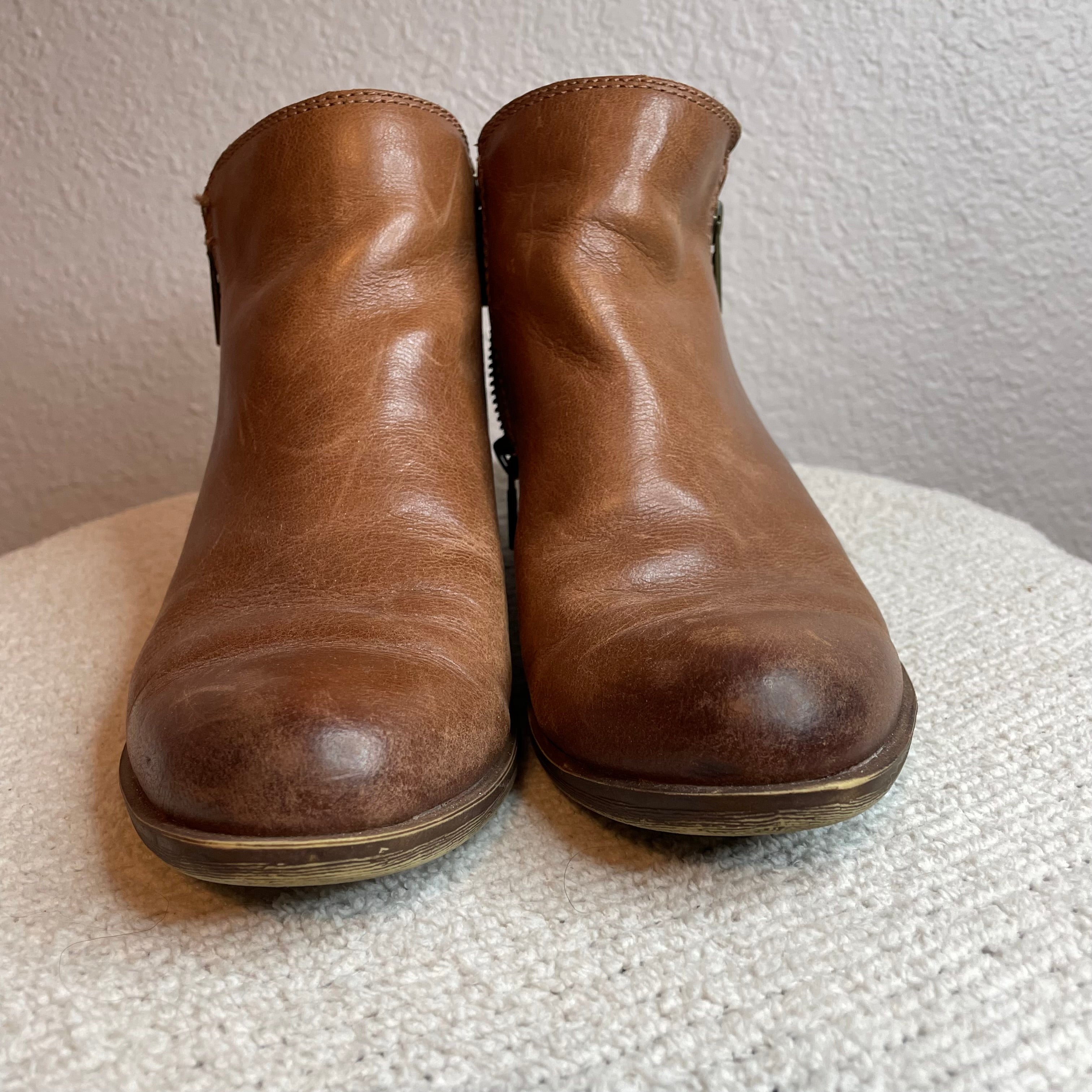 Leather Ankle Booties