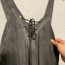 Lace Up Front Maxi Dress-3