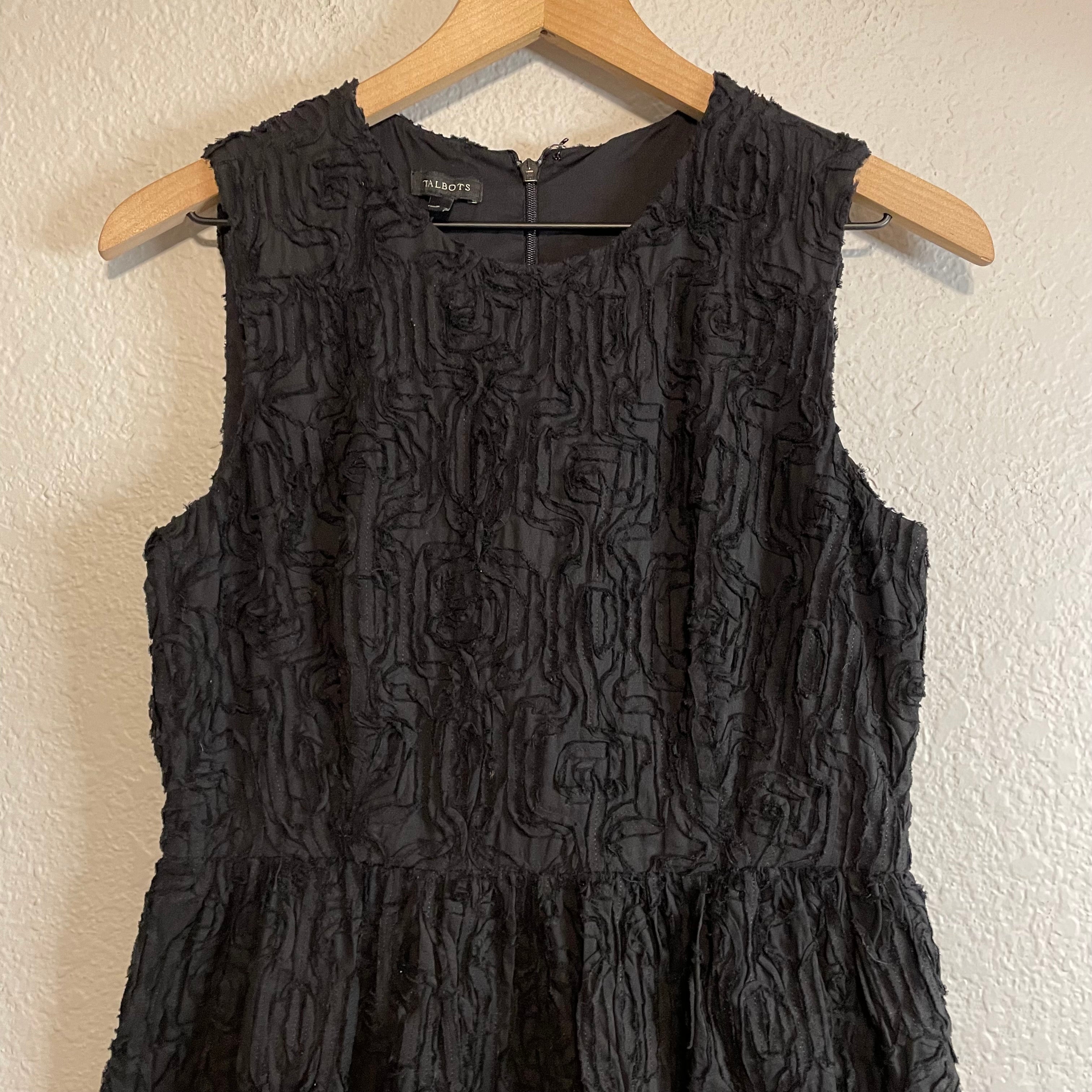 Textured Sleeveless Dress