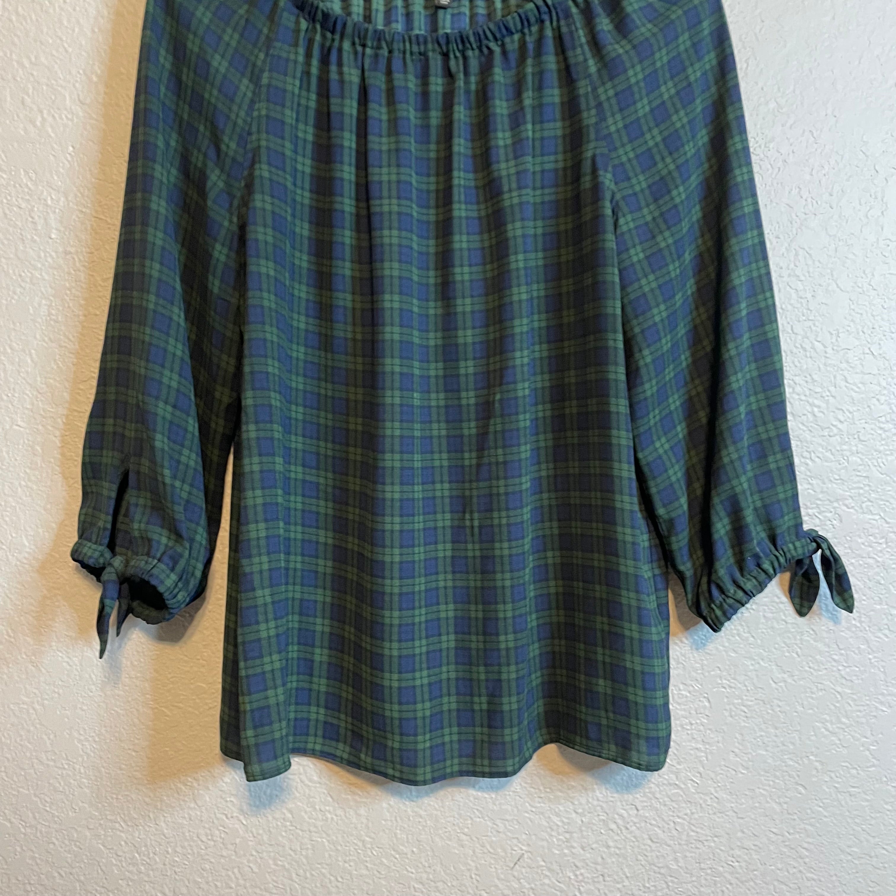 Tartan Plaid Blouse