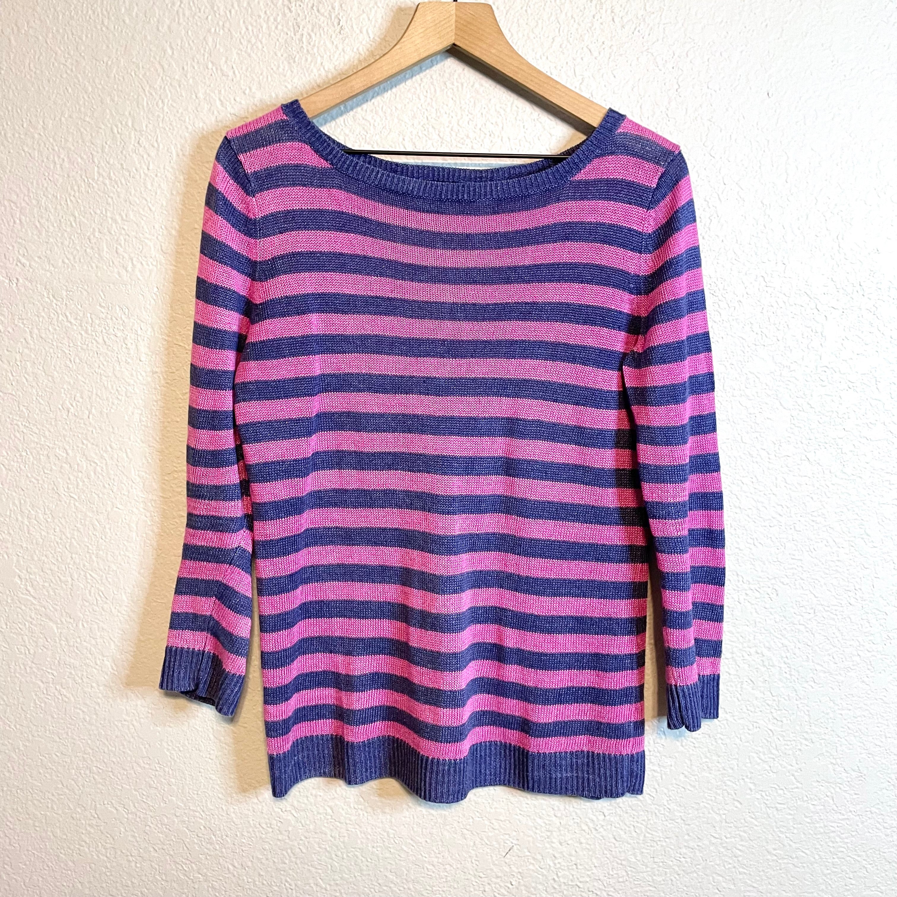 Linen Striped Sweater