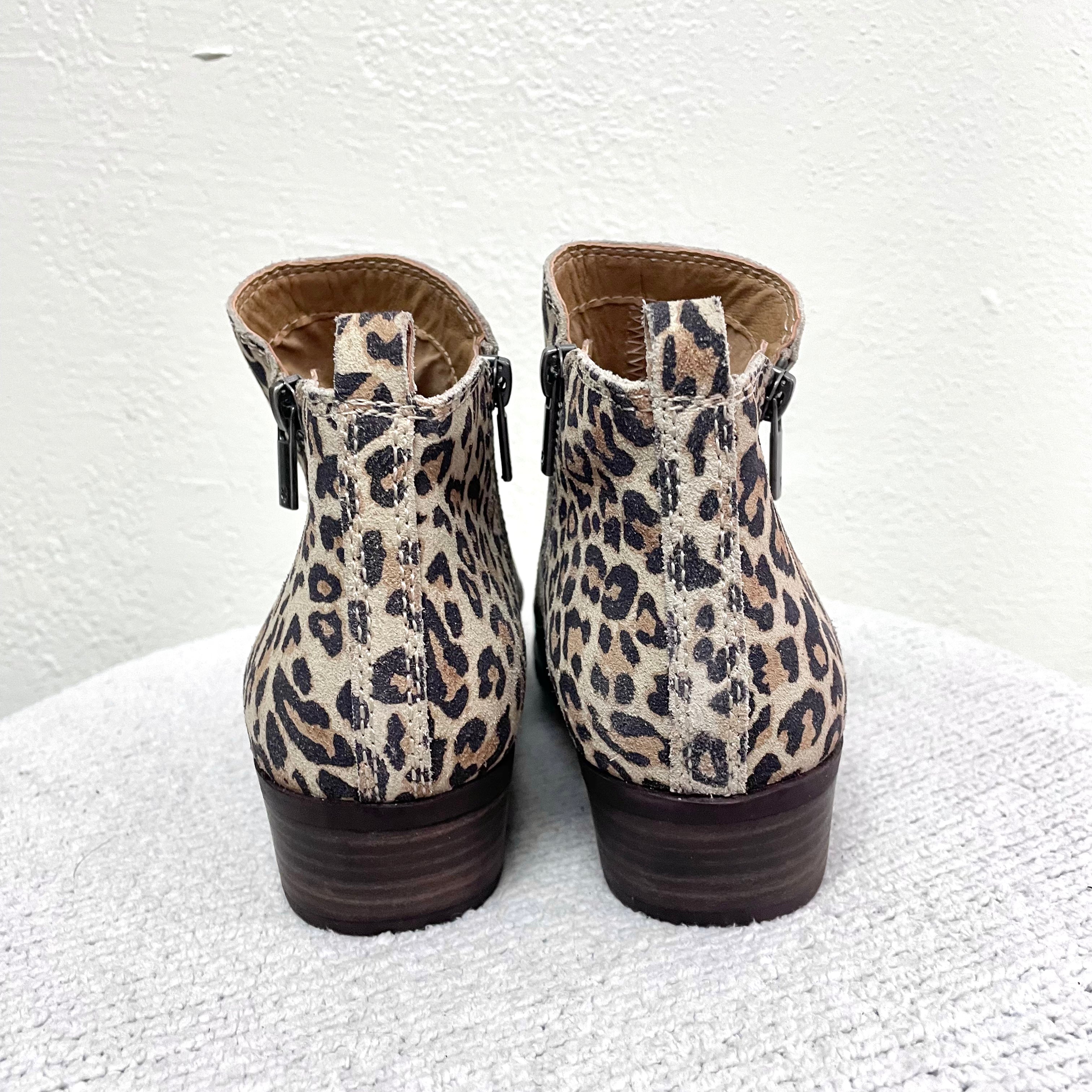 Leopard Print Booties