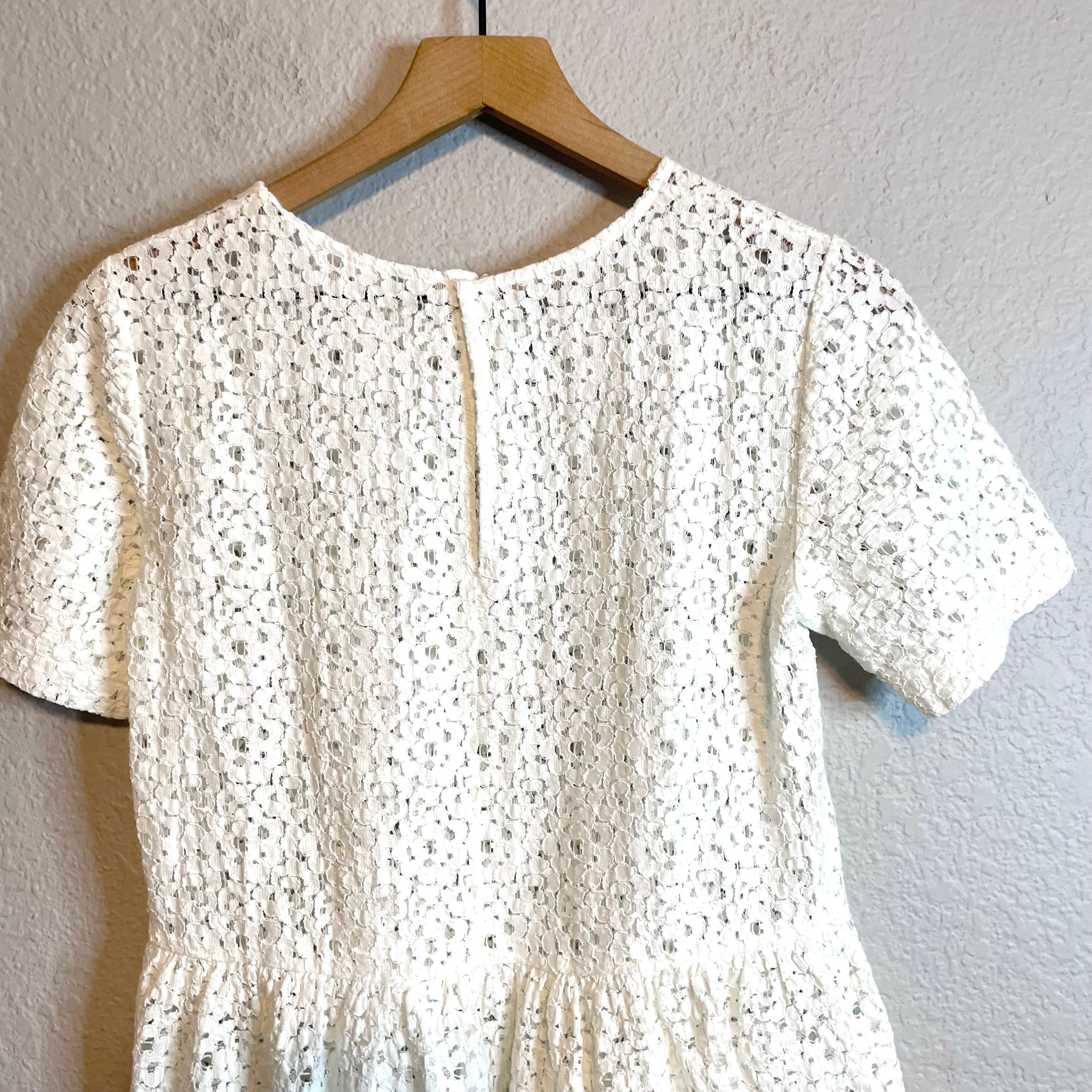 Lace Short Sleeve Top