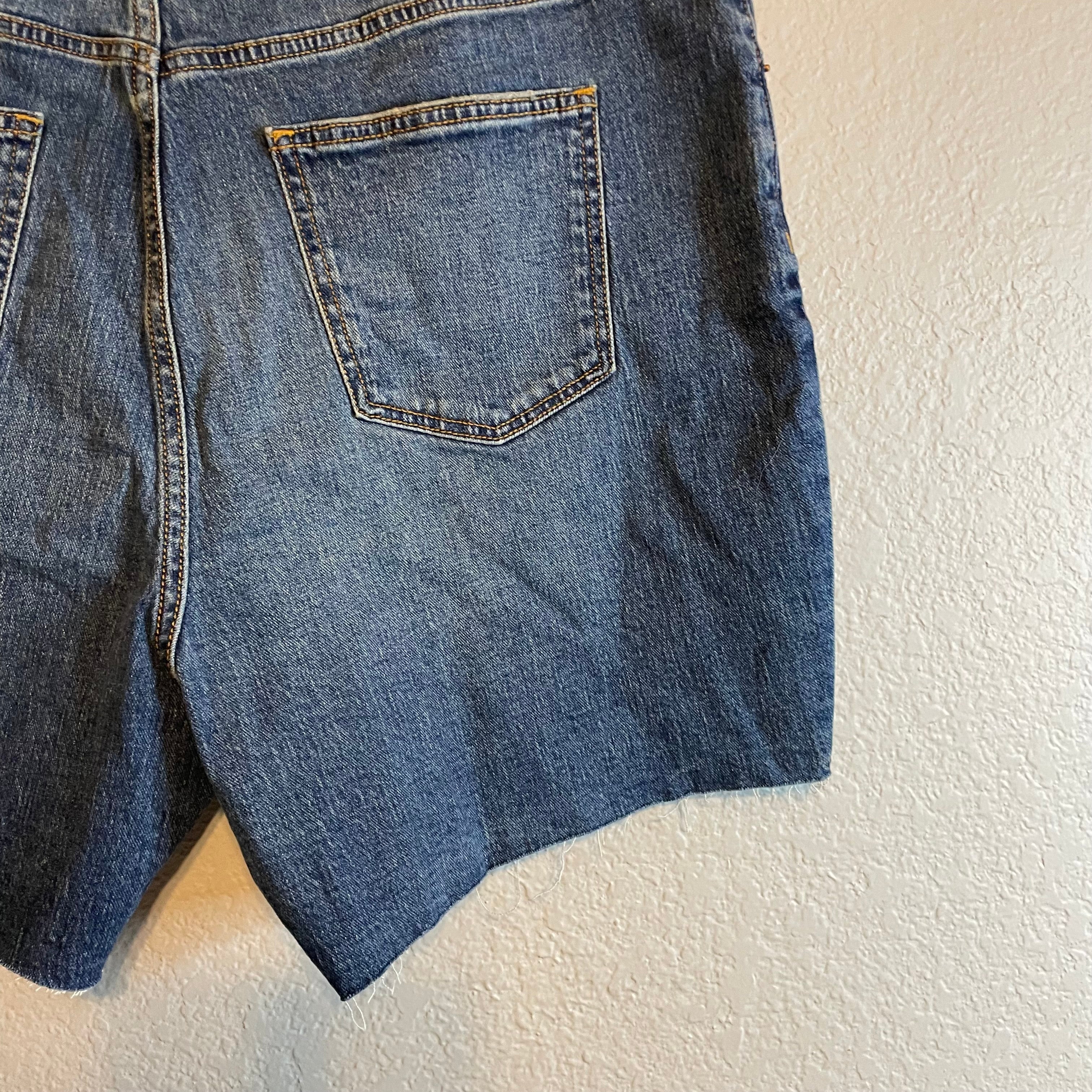 Raw Hem Boyfriend Shorts