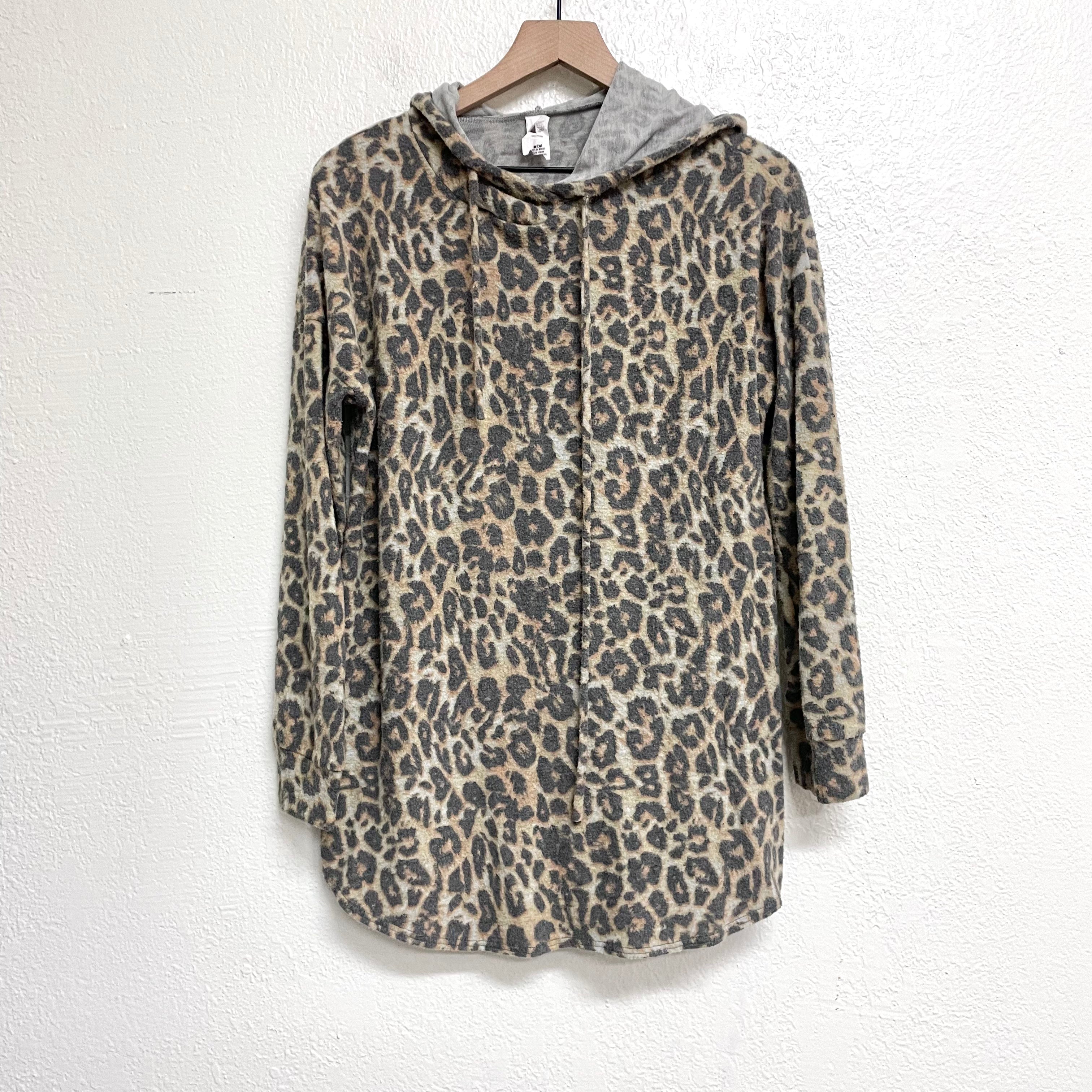 Leopard Hoodie Sweatshirt