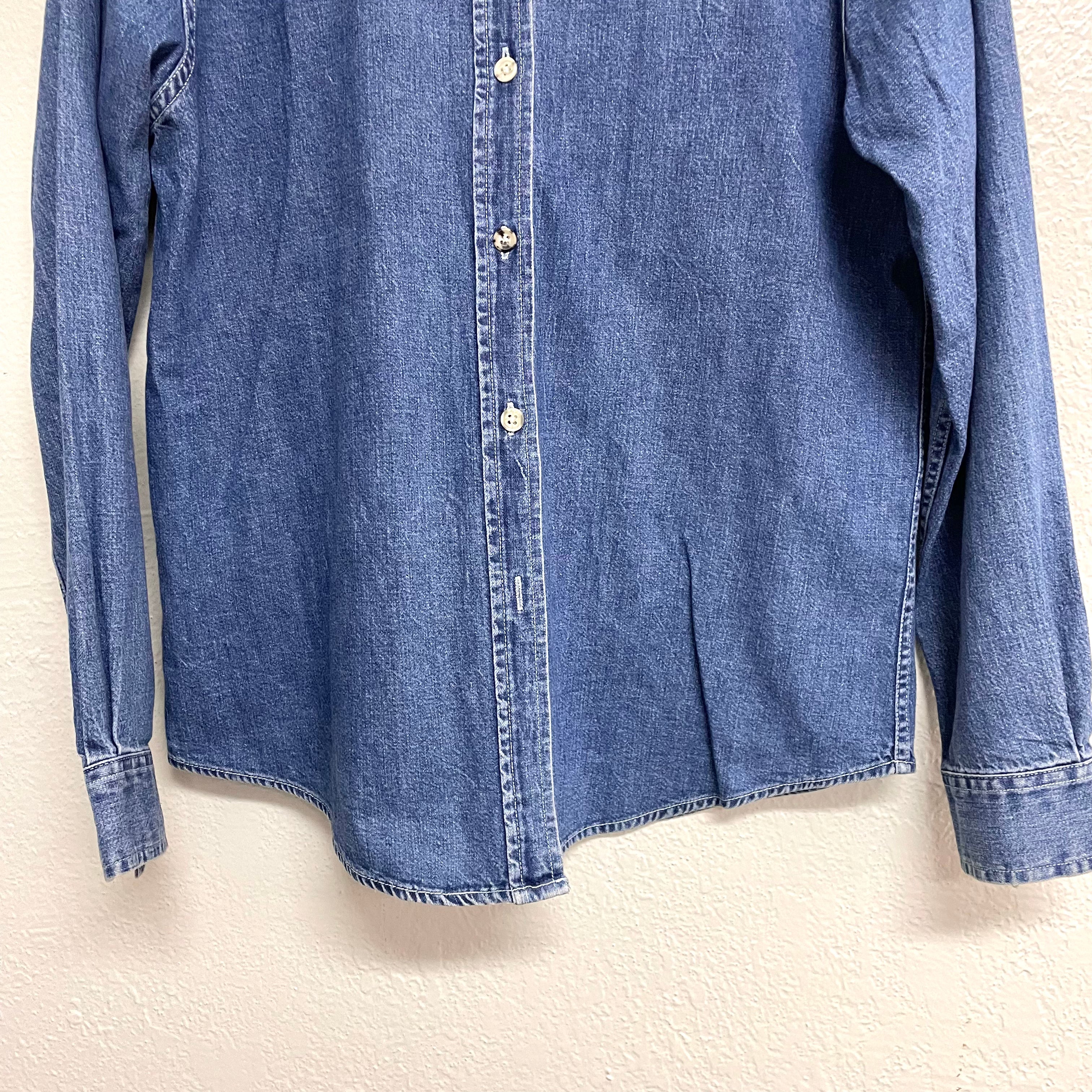 Denim Button Down Top