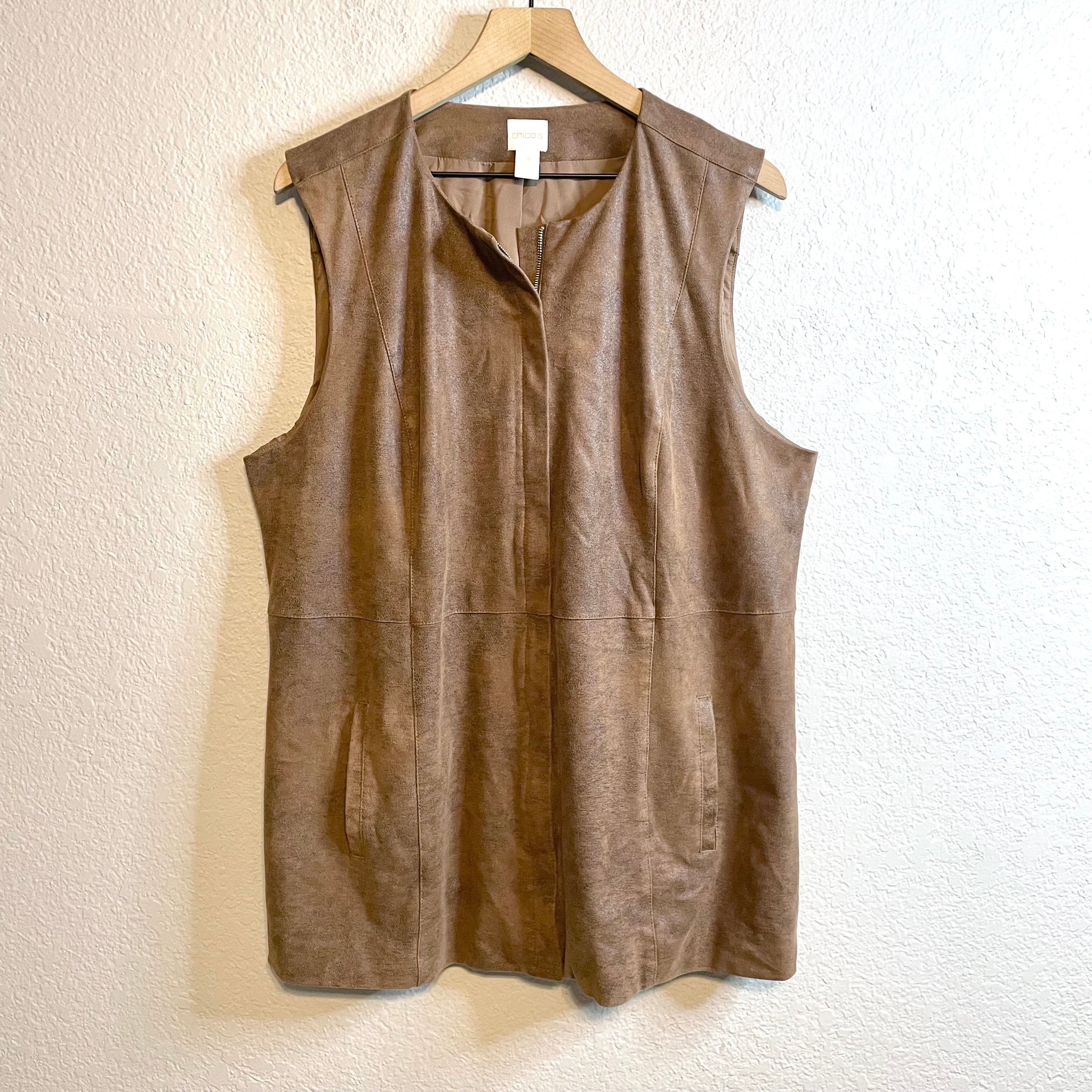 Faux Suede Vest