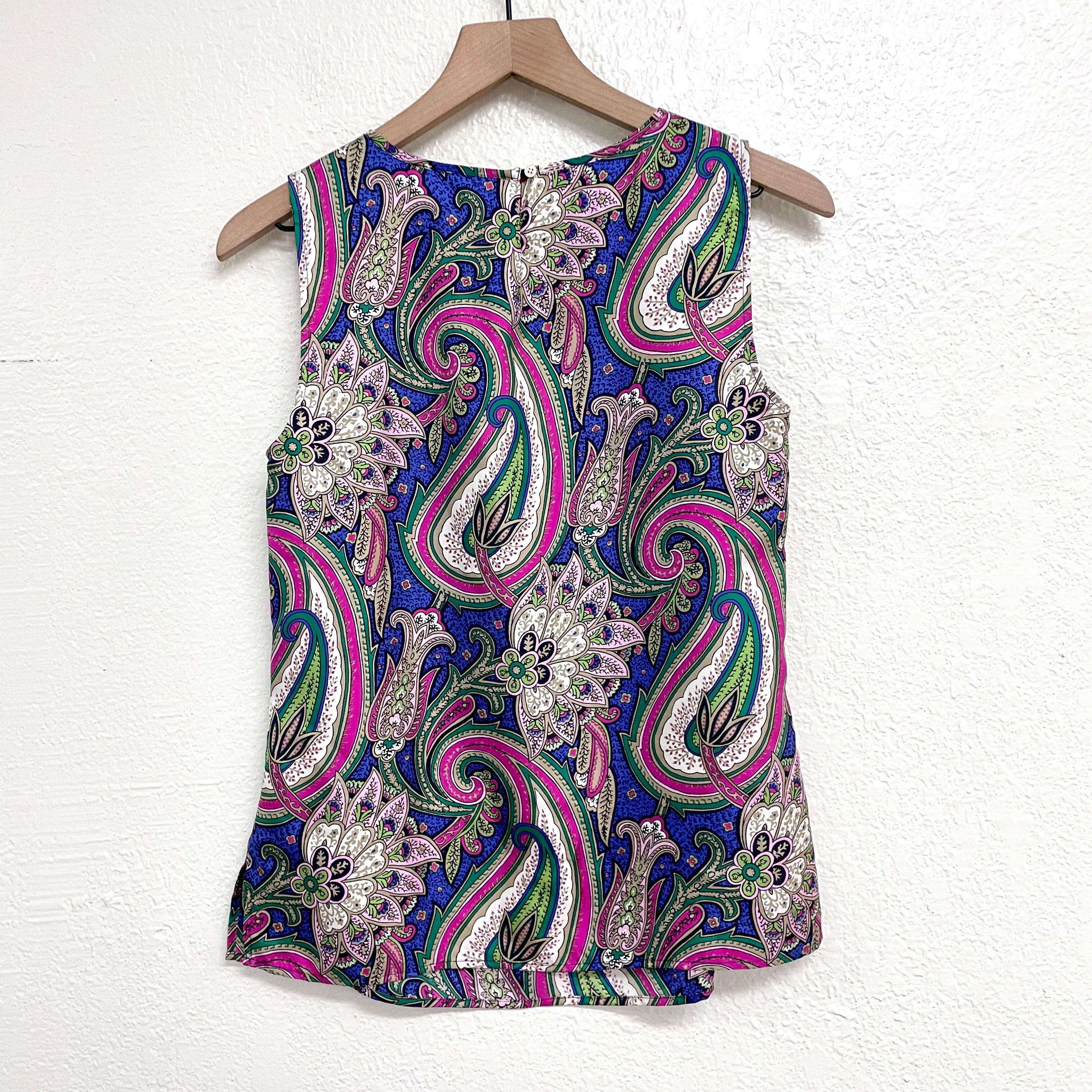 Paisley Silk Blouse