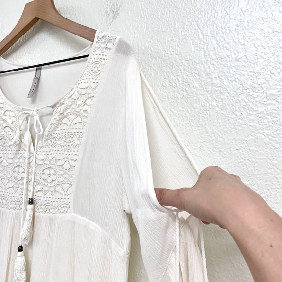 Boho Lace Front Dress