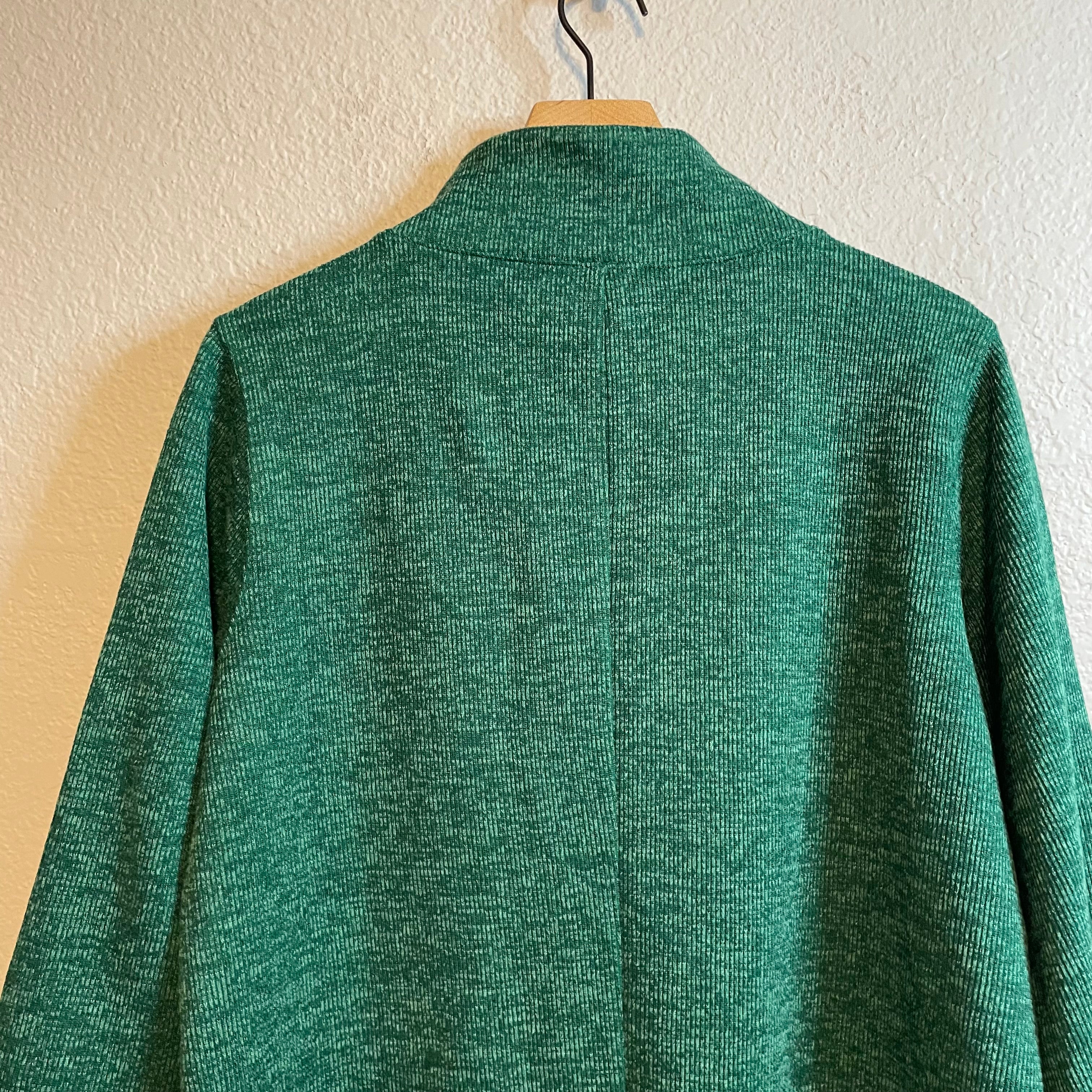 Button Mock Neck Sweatshirt