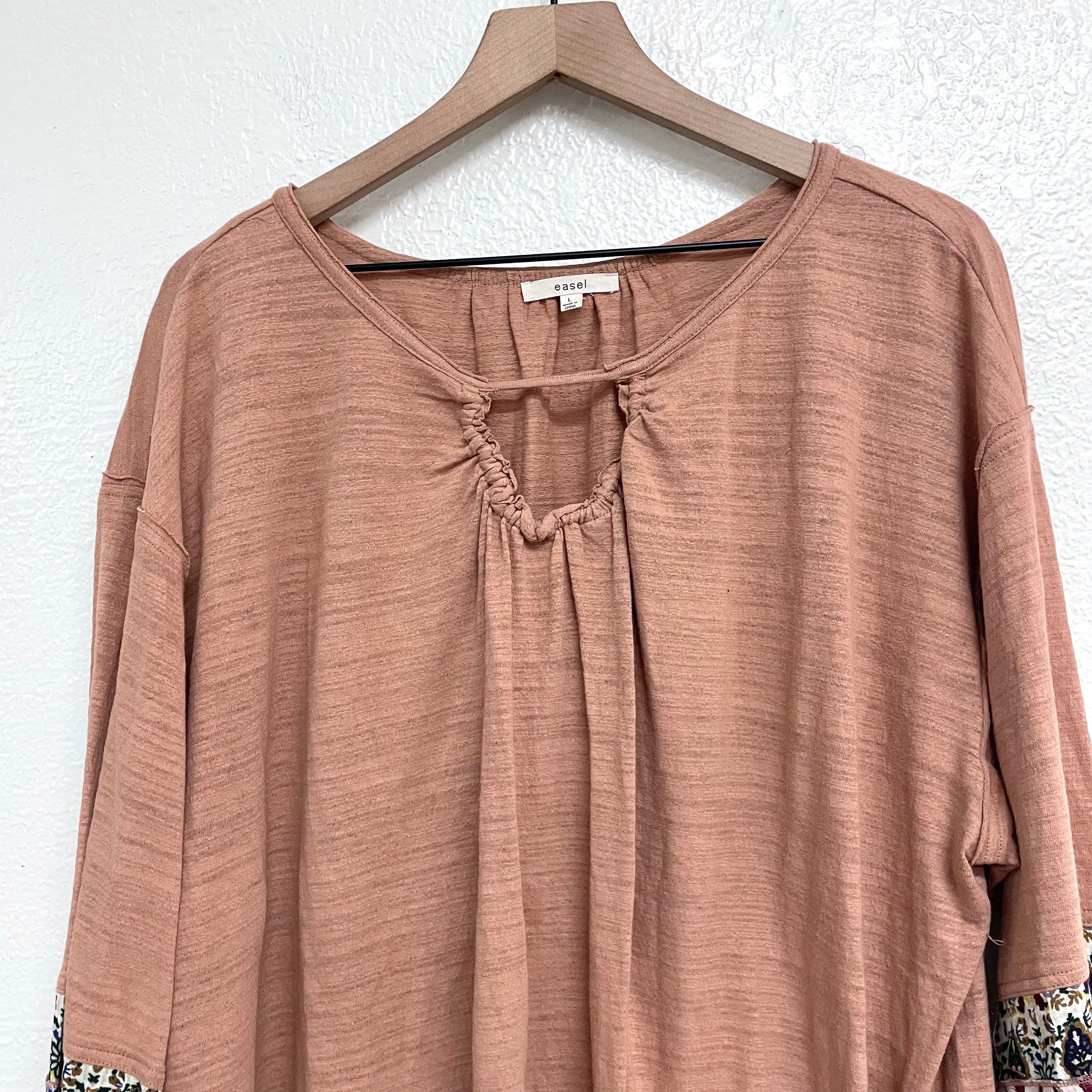 Keyhole Long Sleeve Top