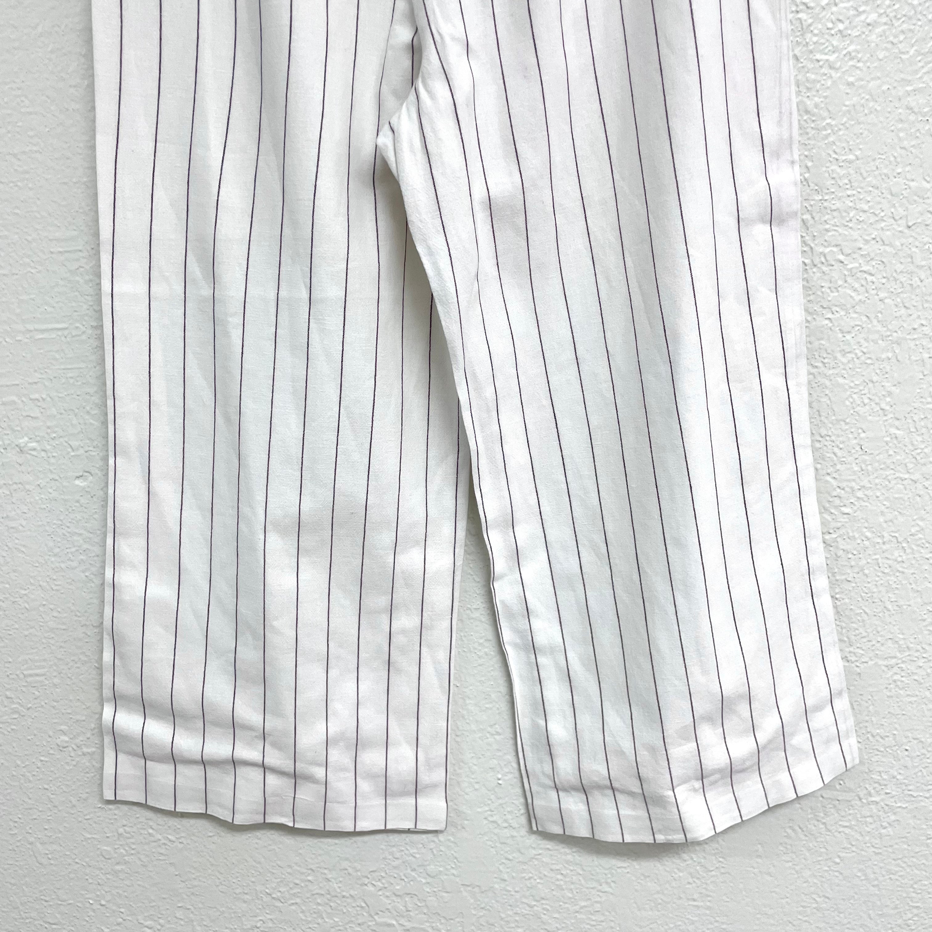 Striped Capri Pants