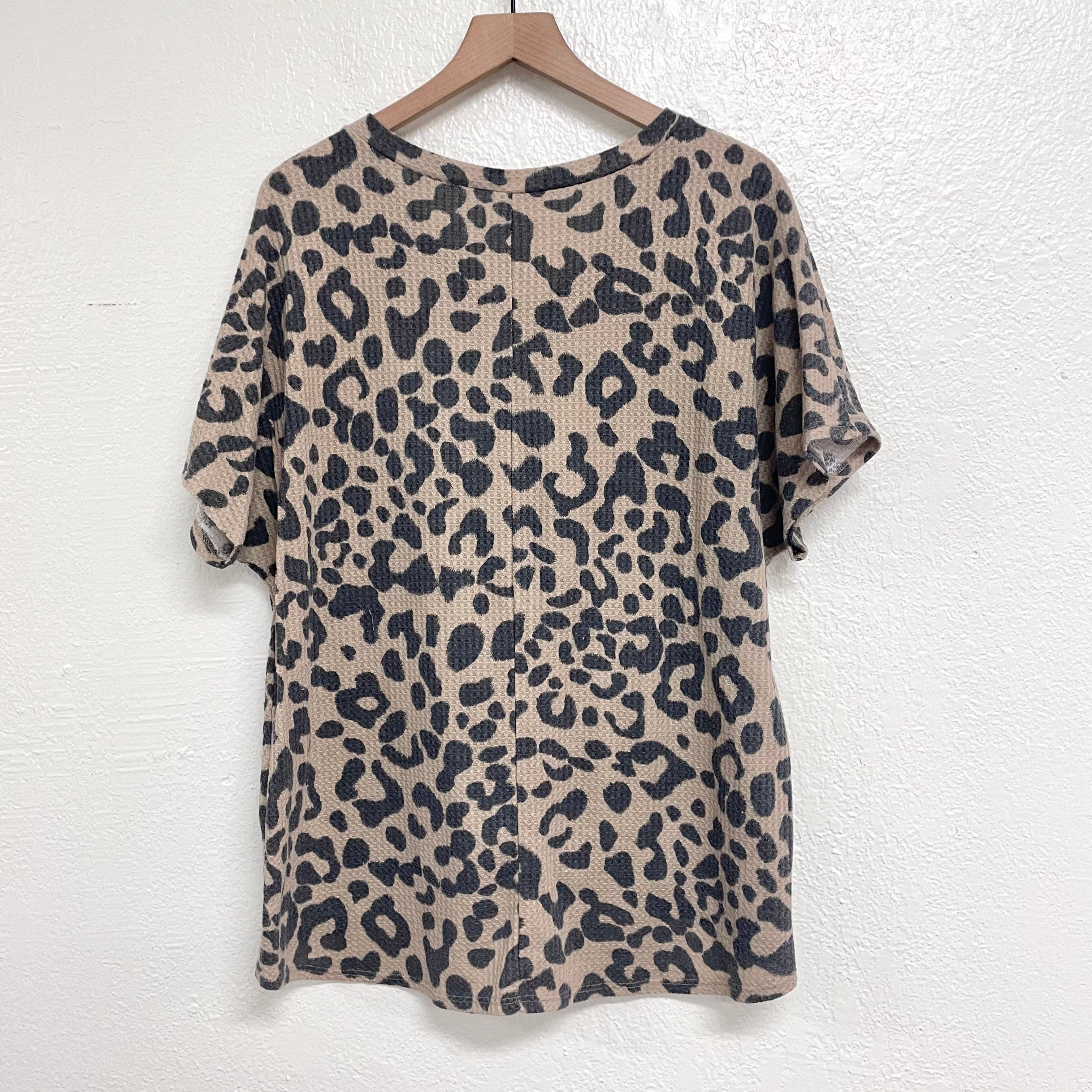 Leopard Knotty Top