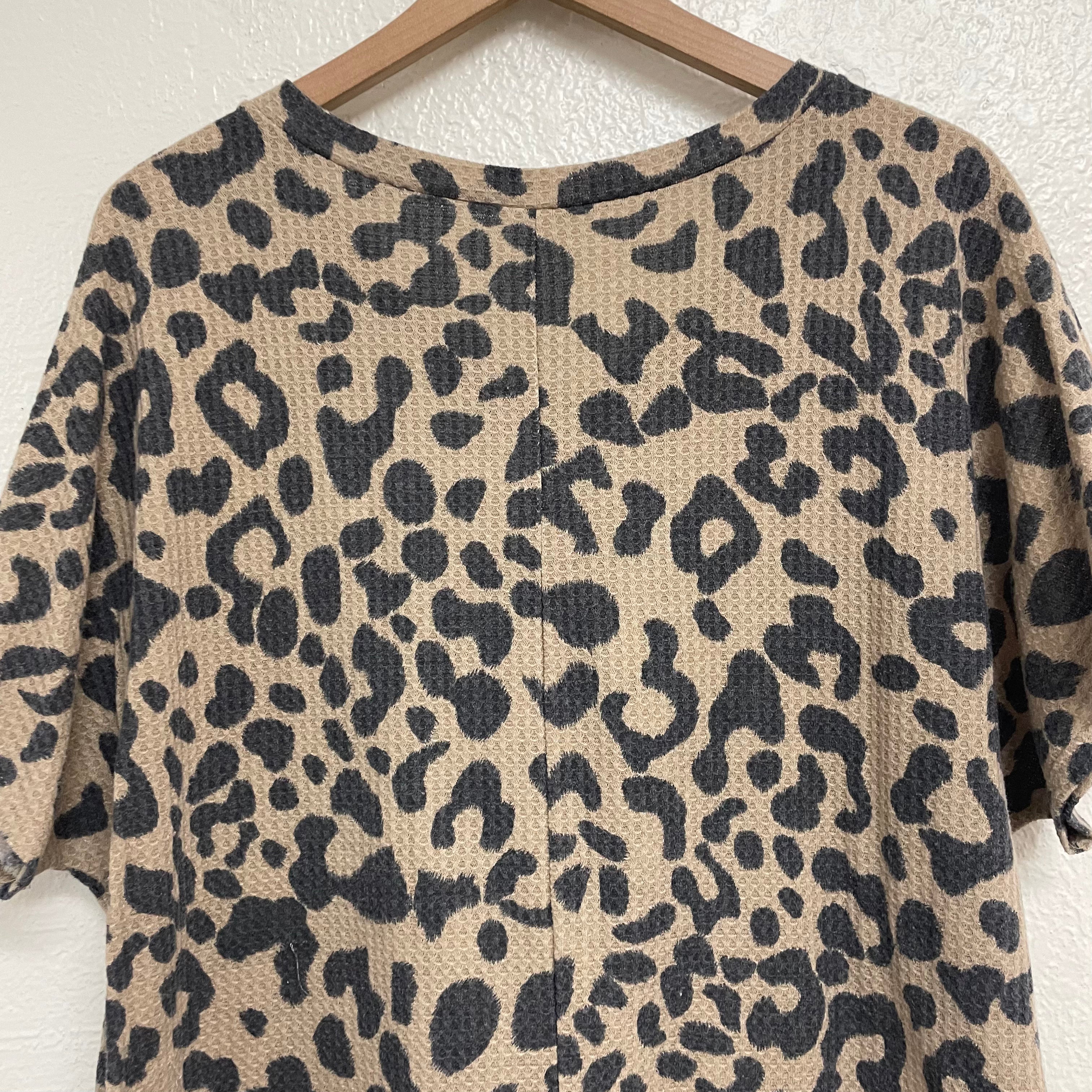 Leopard Knotty Top