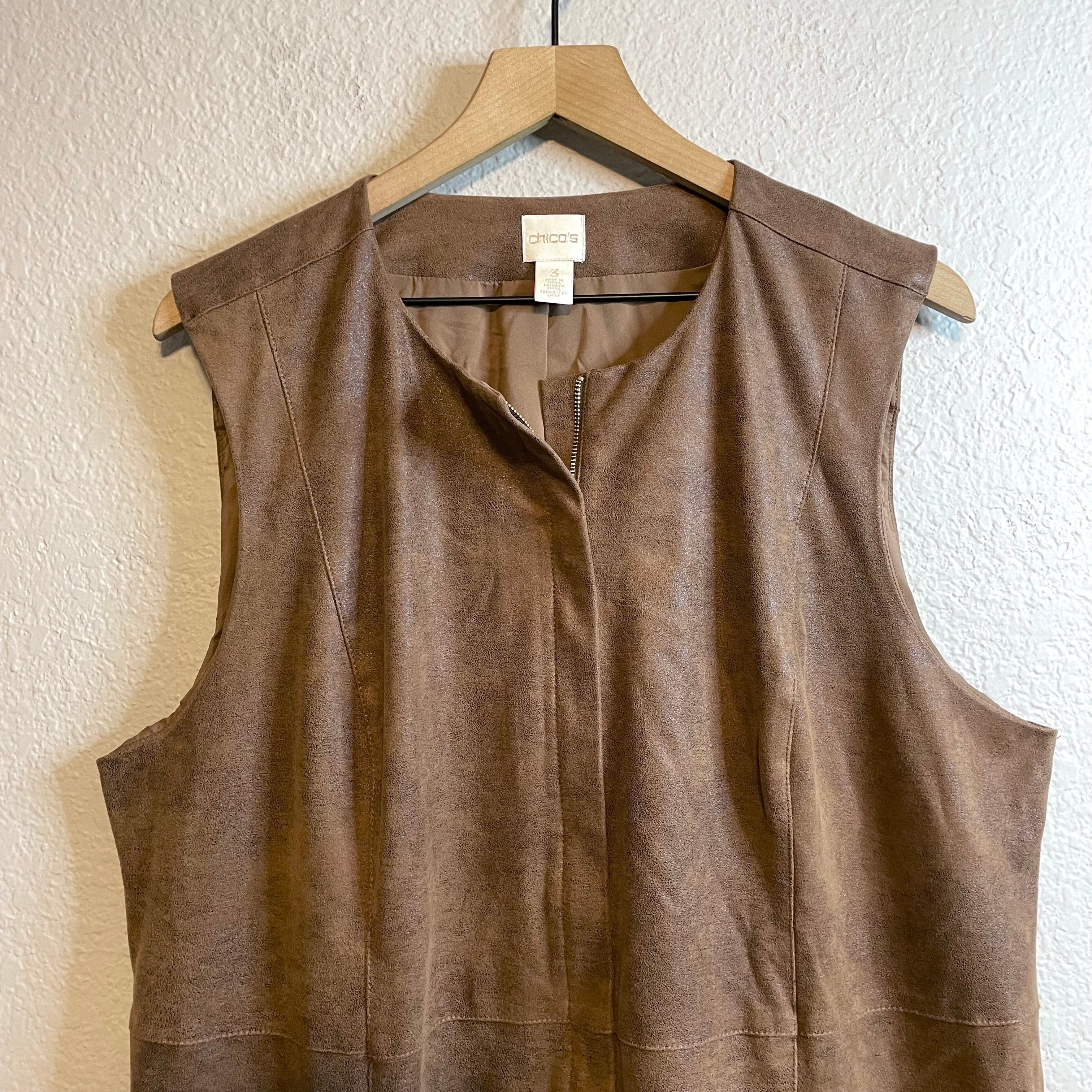 Faux Suede Vest