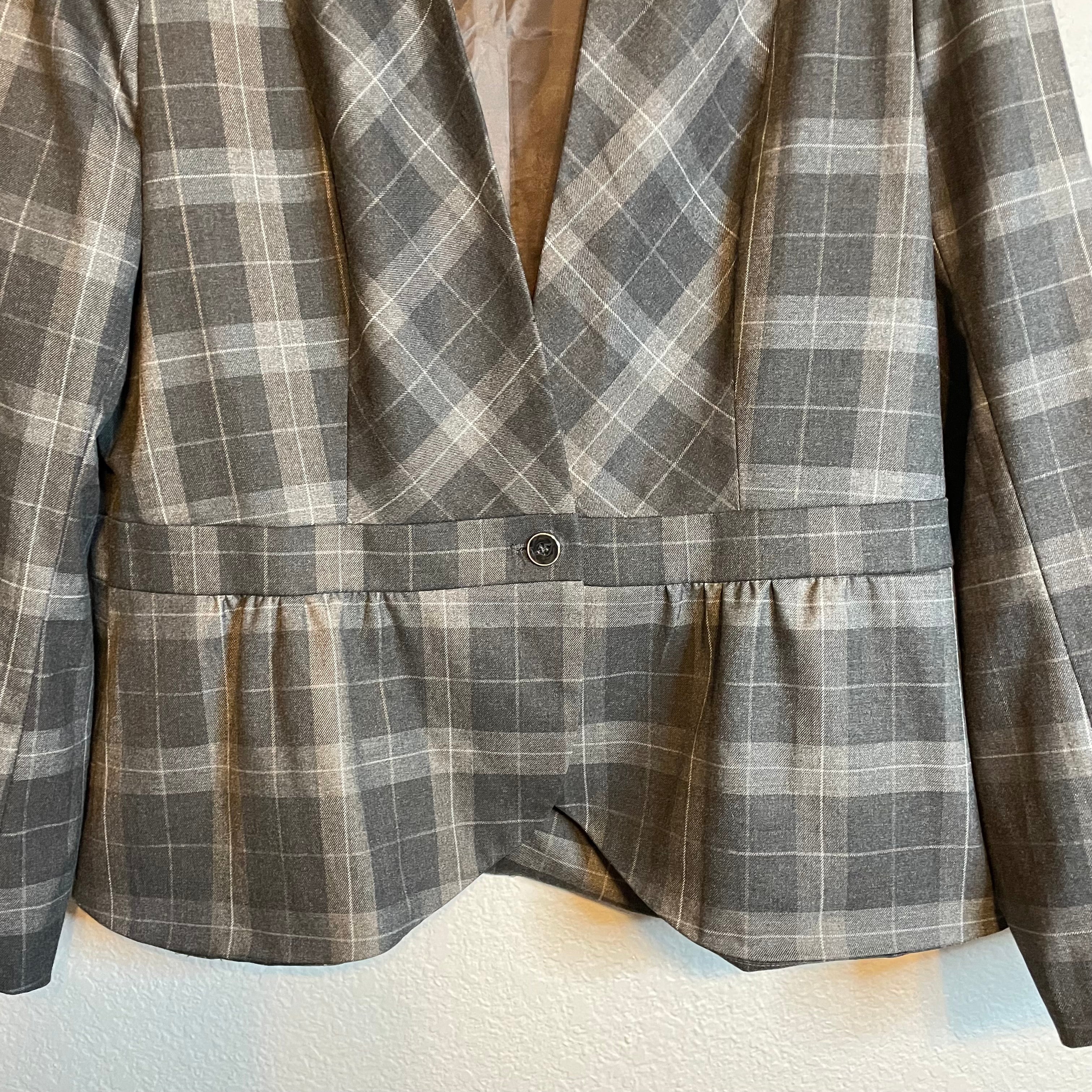 Plaid Blazer