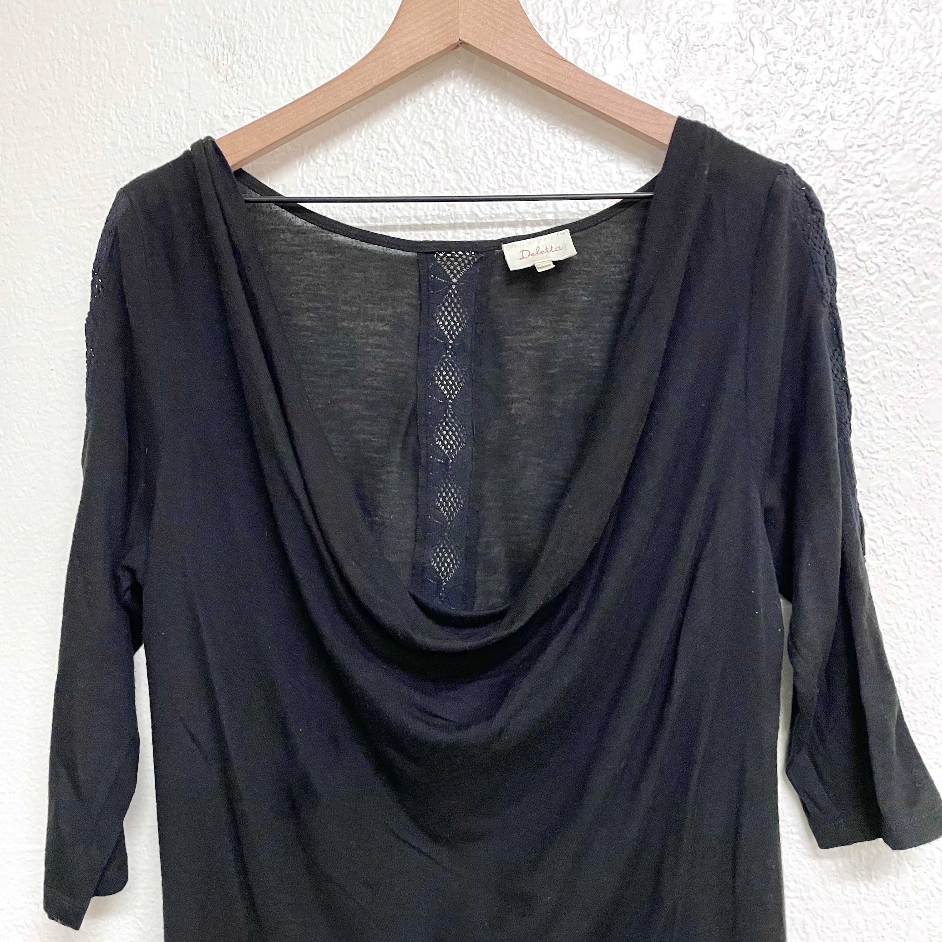 Draped Neck Sweater