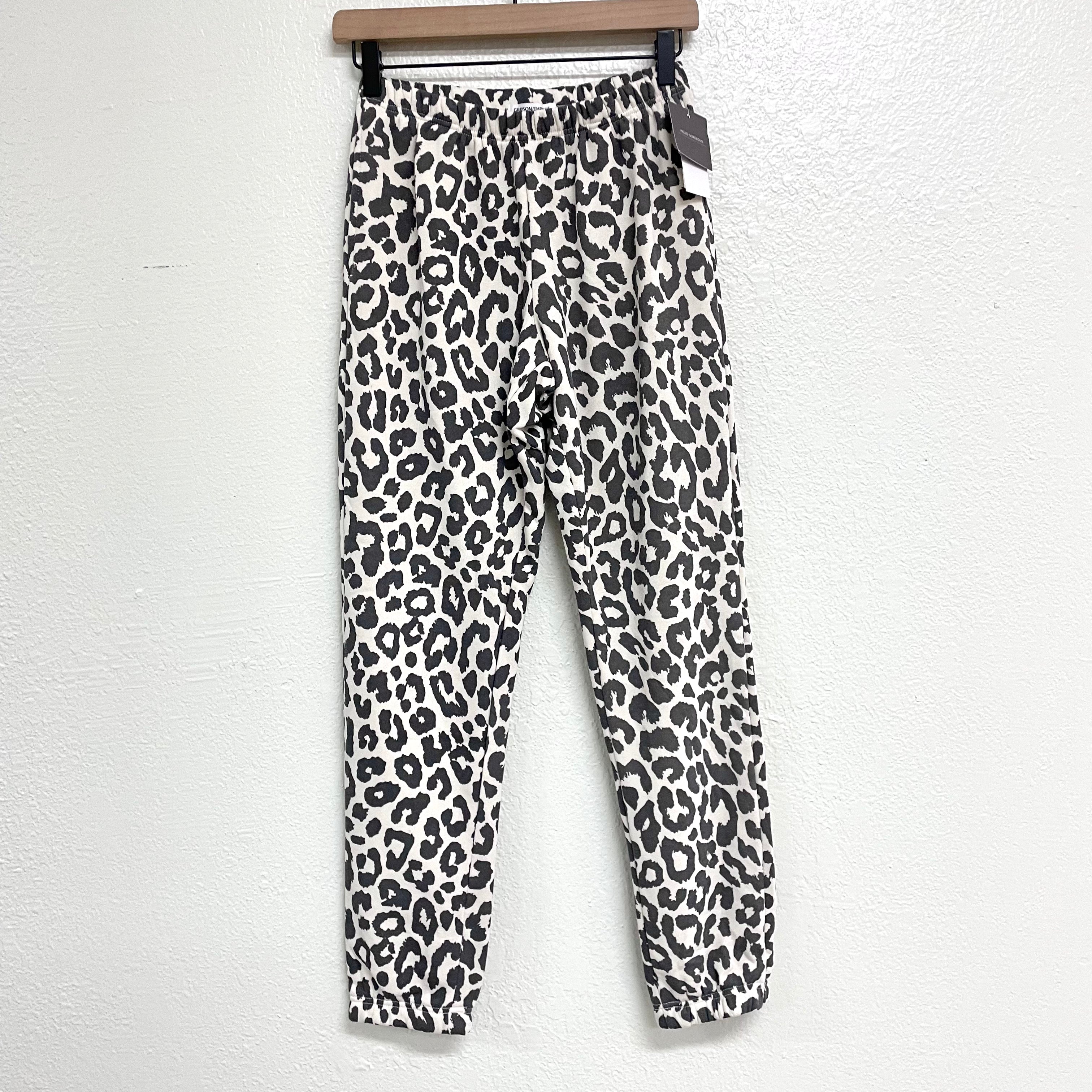 Leopard Print Sweatpants