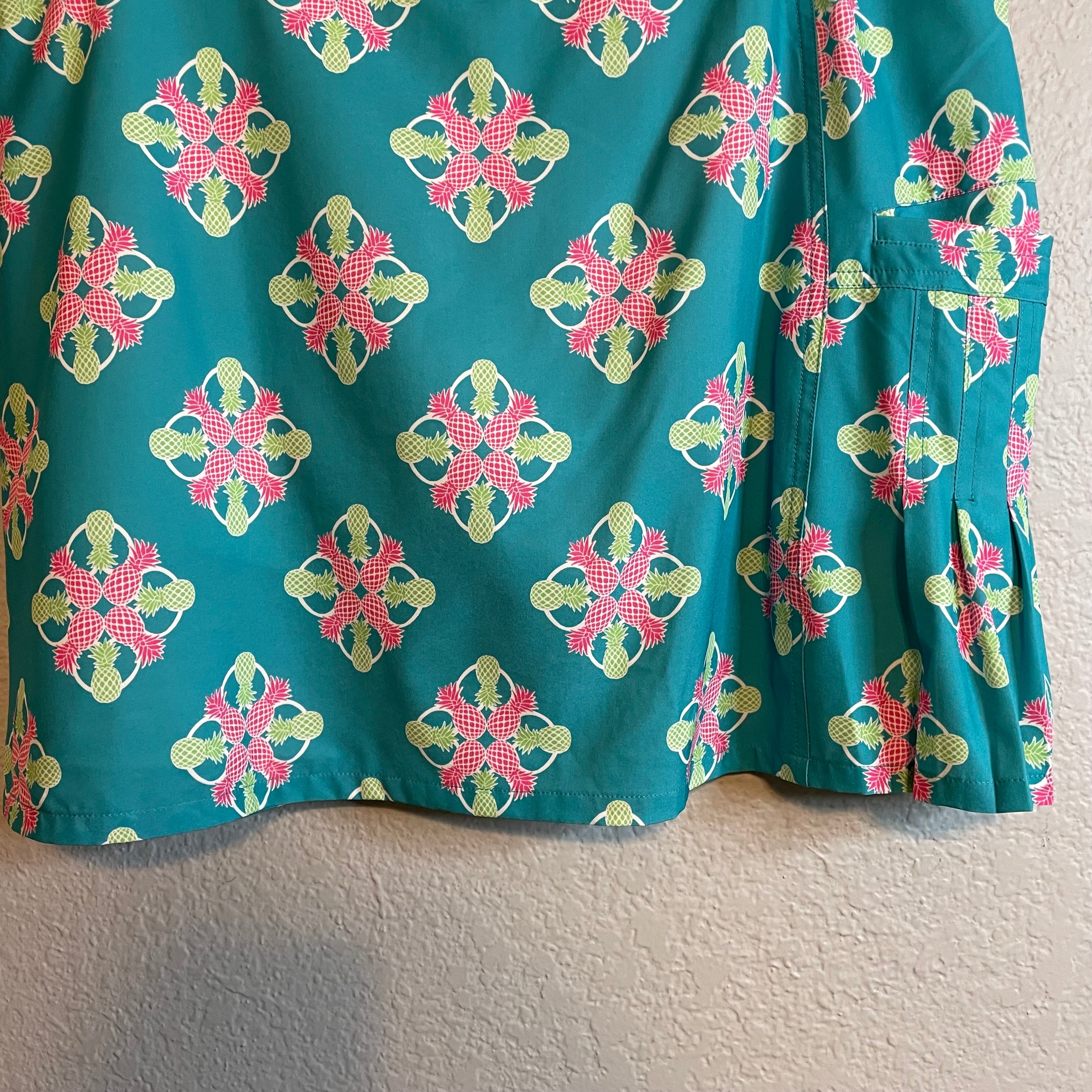 Pineapple Golf Skort