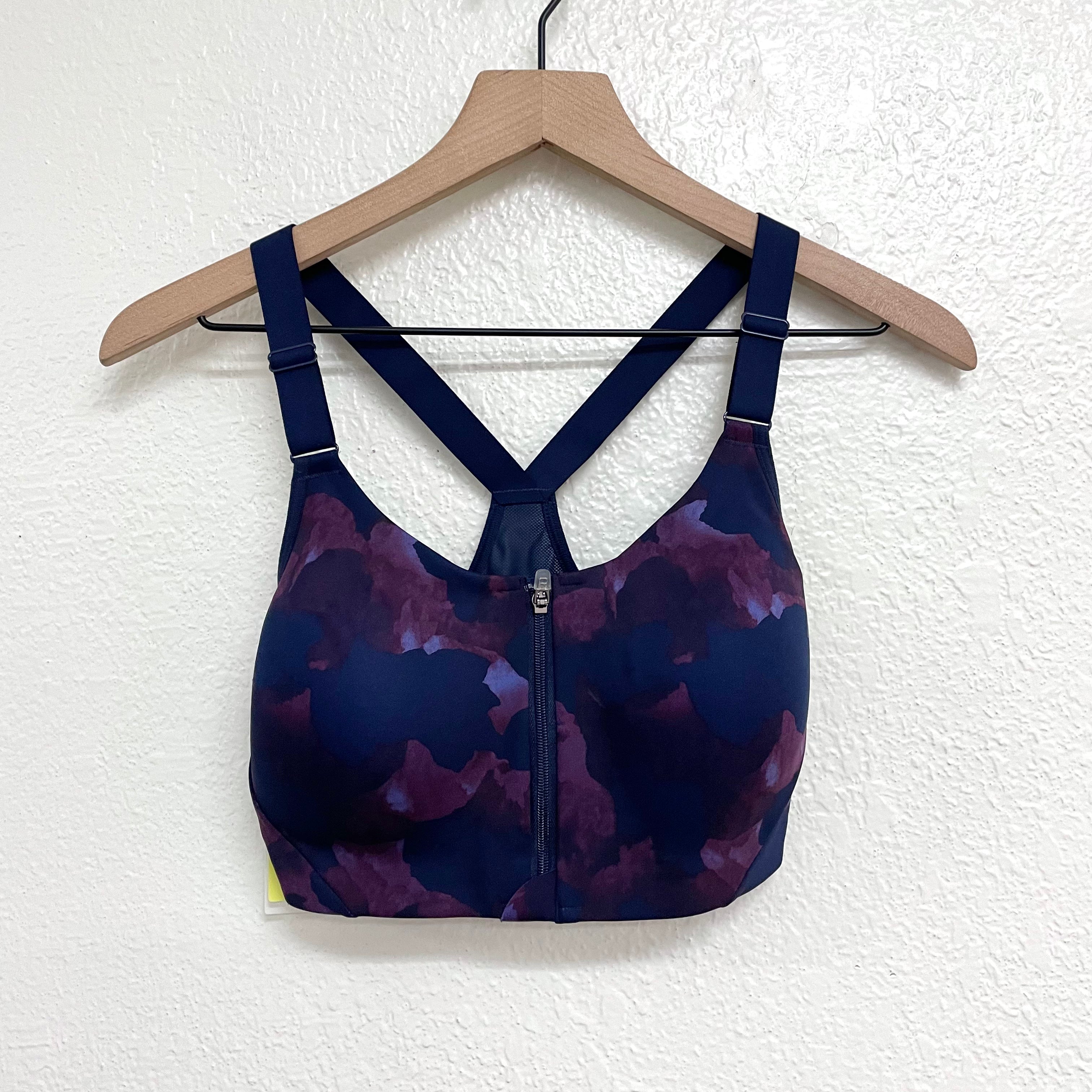 Zip Front Sports Bra